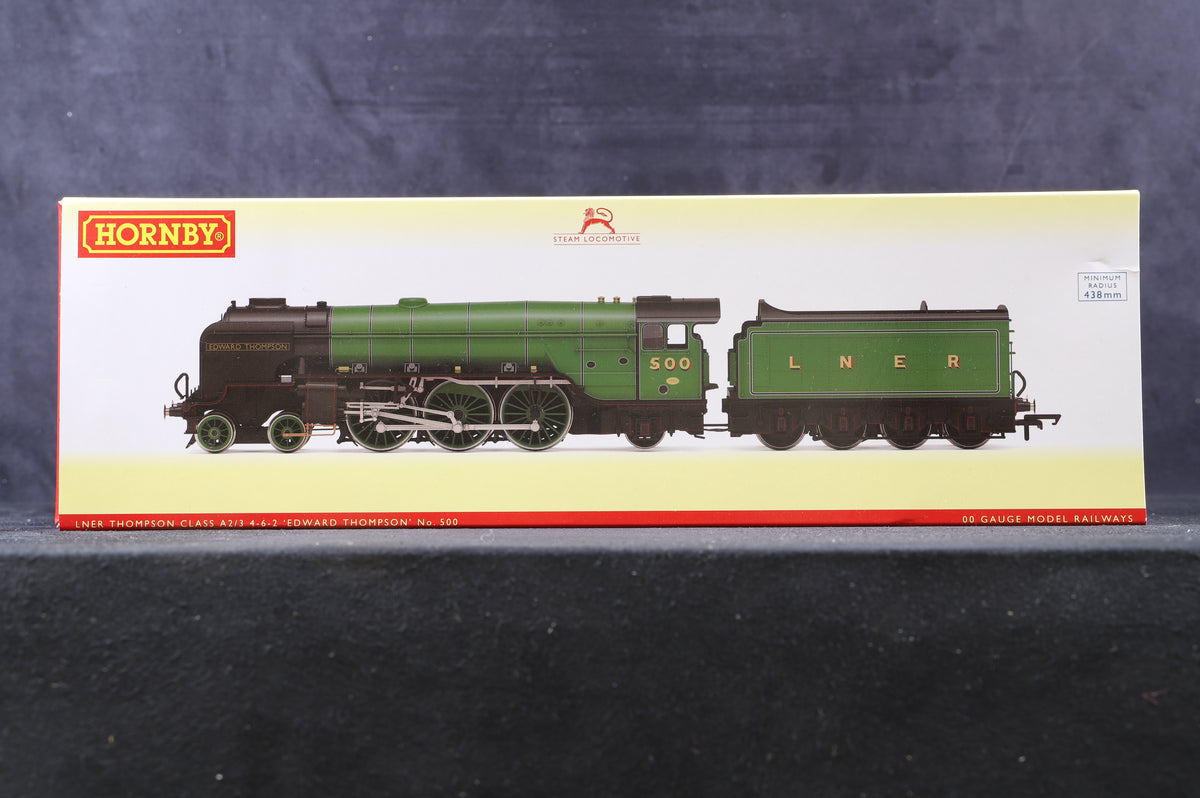 Hornby OO R3832 Thompson Class A2/3 &#39;Edward Thompson&#39; &#39;500&#39; LNER Green