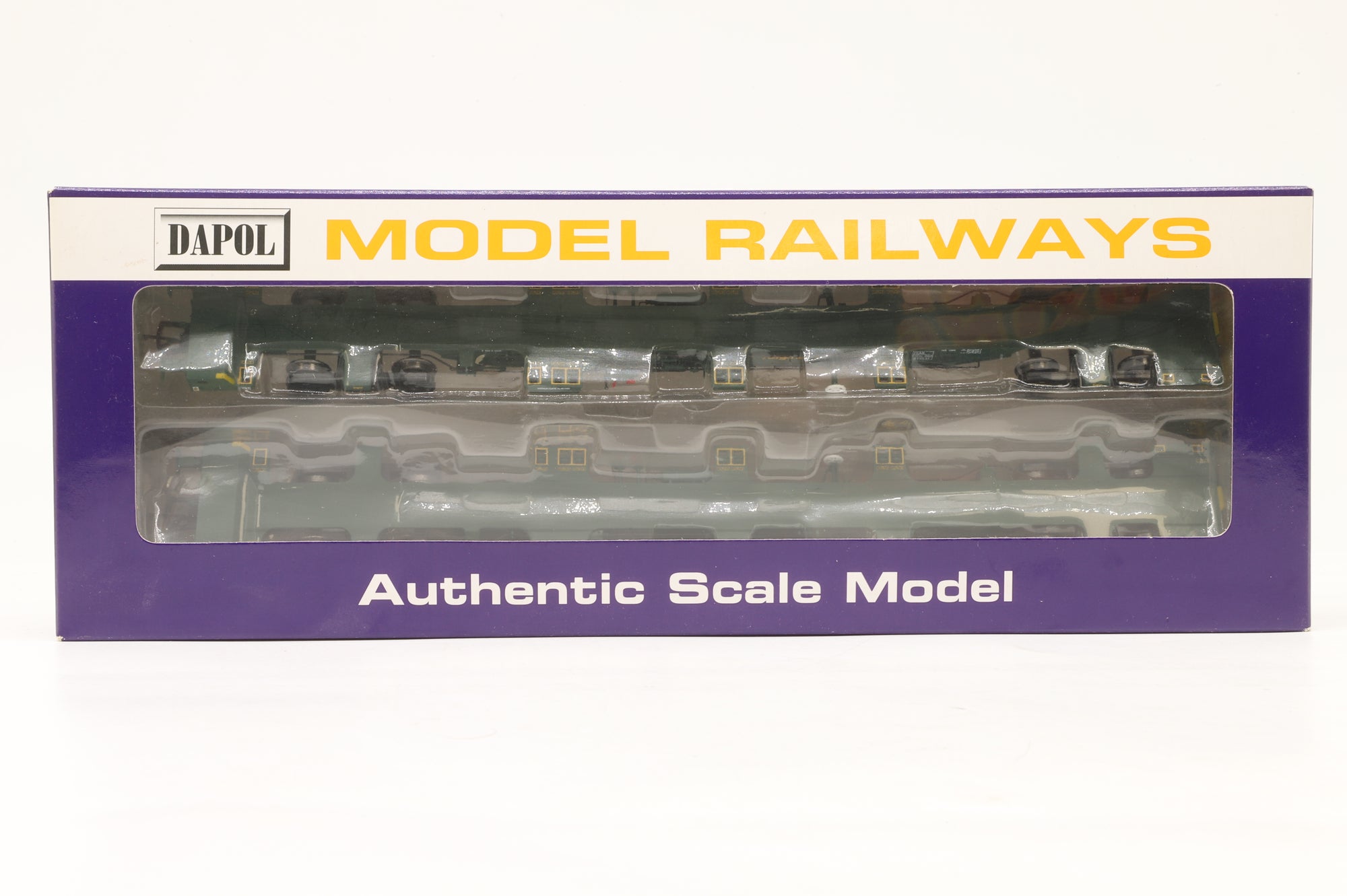 Dapol OO B724D Twin Pack of FEA Spine Wagons in Freightliner Green