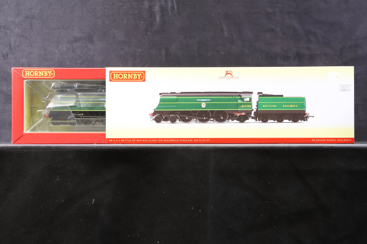 Hornby OO R3525 BR Battle of Britain Class &#39;Sir Archibald Sinclair&#39; &#39;S21C159&#39;