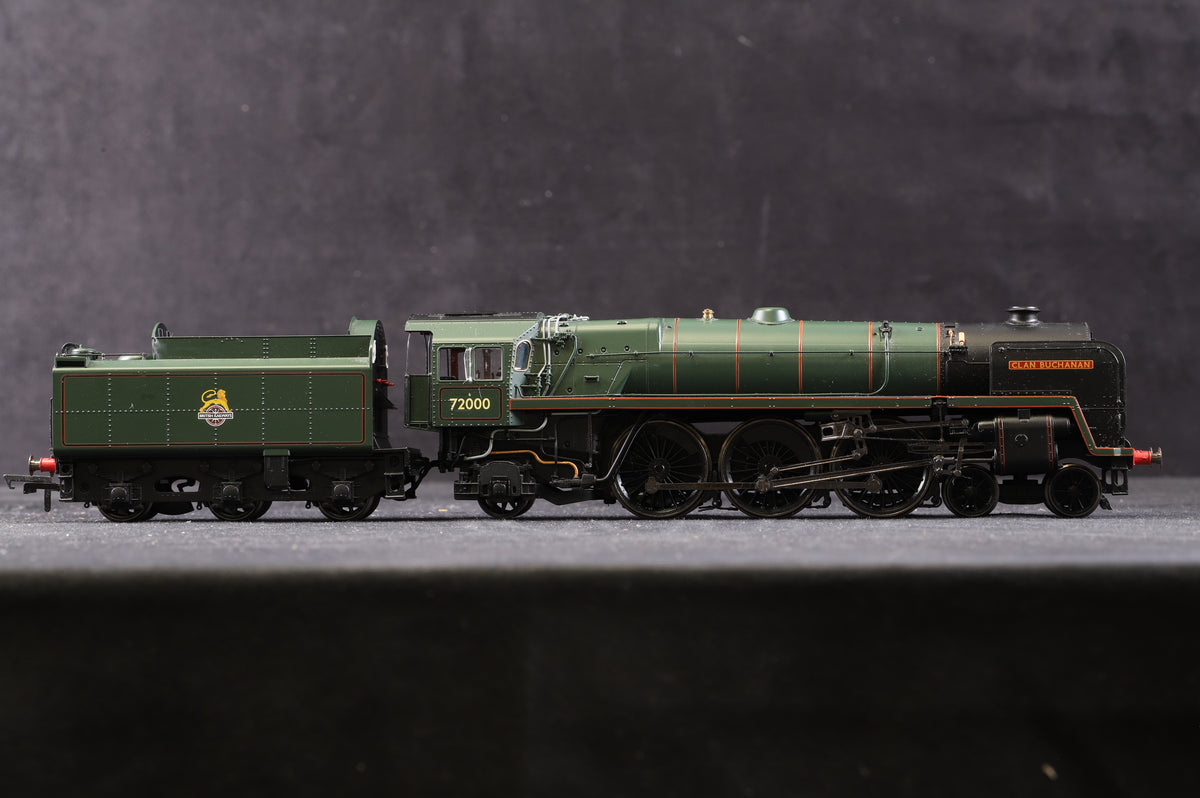 Hornby OO R2846X Standard Clan Class &#39;72000&#39; &#39;Clan Buchanan&#39; BR Green E/C