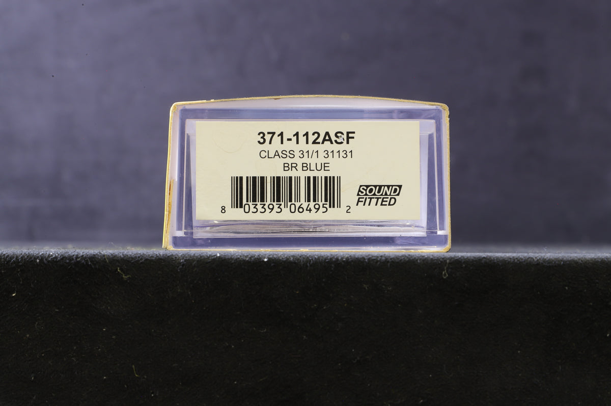 Graham Farish N 371-112ASF Class 31/1 &#39;31131&#39; BR Blue DCC Sound Removed