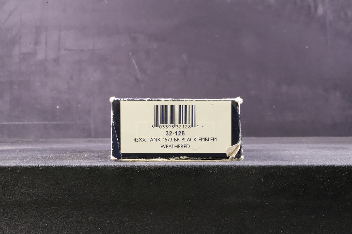 Bachmann OO 32-128 45xx Tank &#39;4573&#39; BR Black E/C Weathered