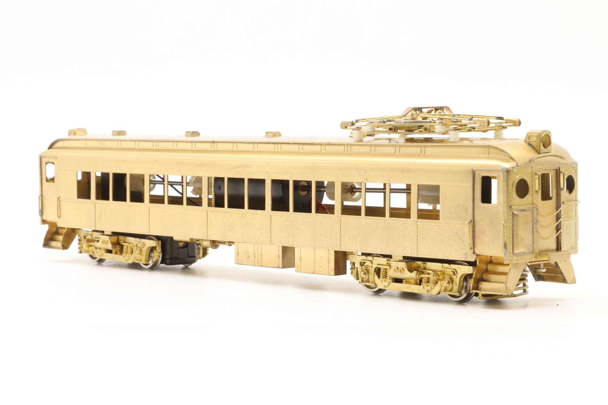 WP Car Corp. HO Brass MP-54 PRR 3 Car EMU Unpainted