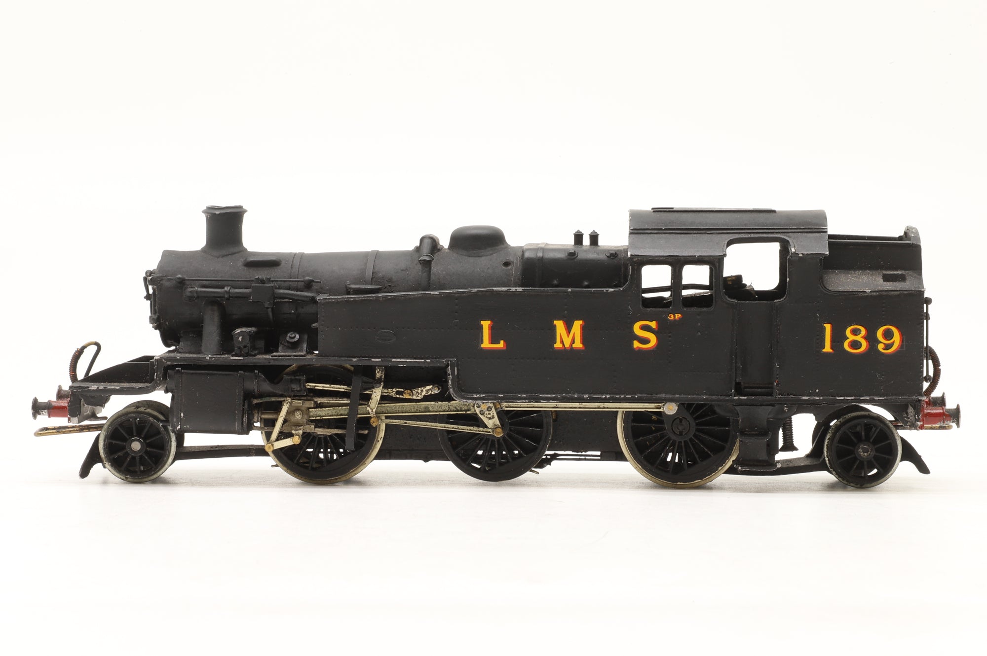 WORKSHOP Nu-Cast Kit Built OO LMS Stanier 2-6-2T '189' Non-Runner