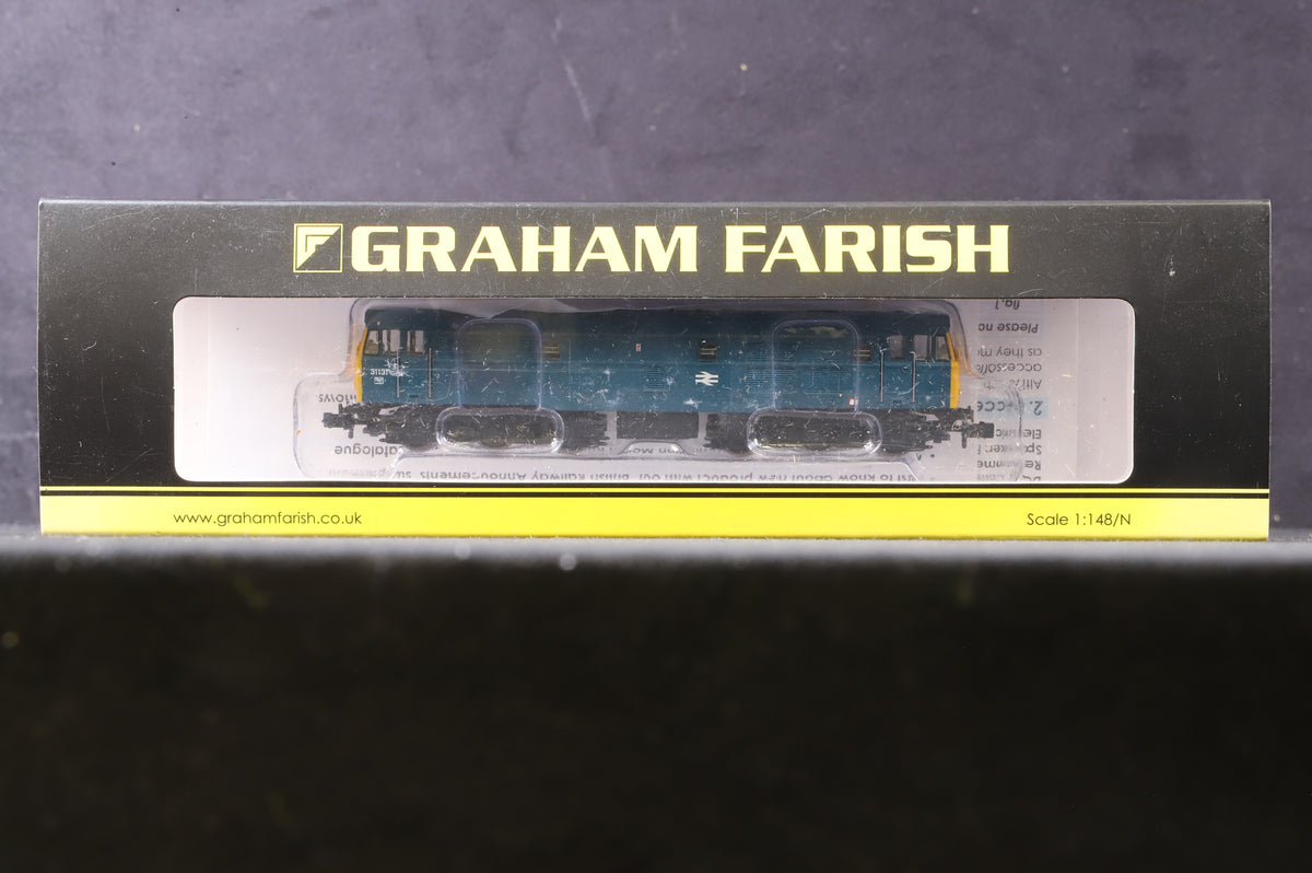 Graham Farish N 371-112ASF Class 31/1 &#39;31131&#39; BR Blue DCC Sound Removed