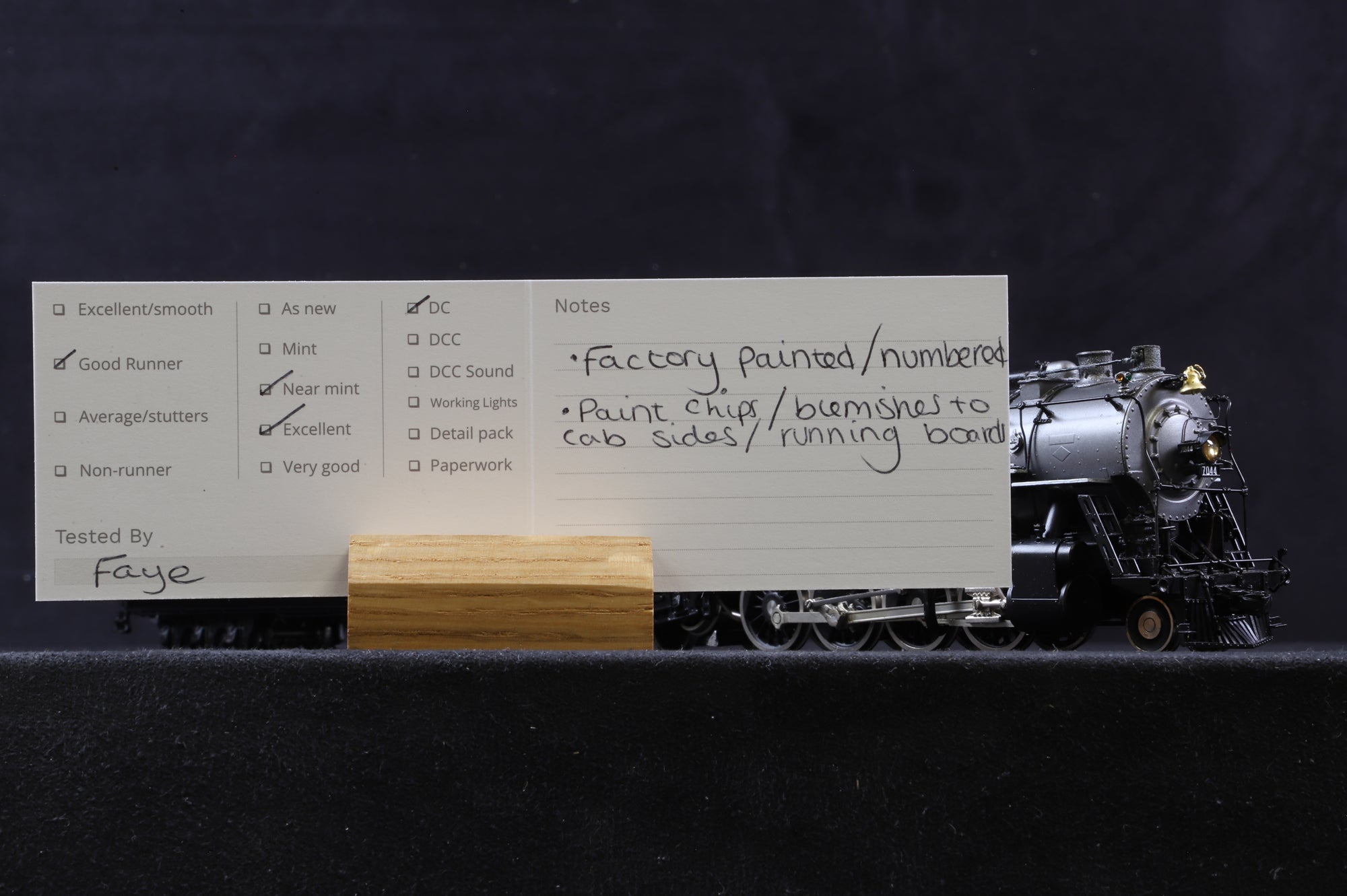 Pacific Fast Mail HO Brass 2-8-4 Illinois Central 7000 Series '7044'