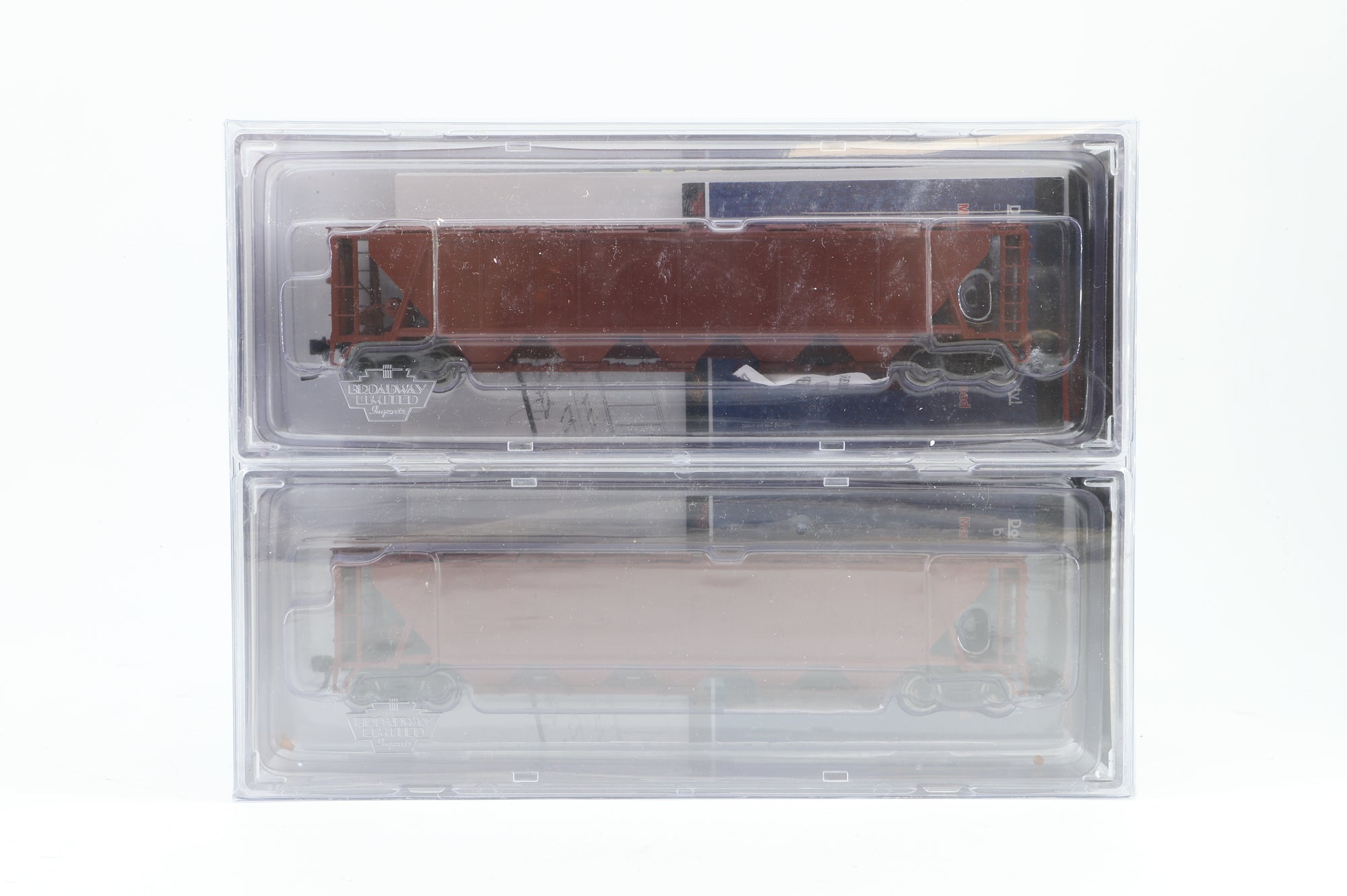 Broadway Limited HO Pack Of 4 H32 Covered Hopper Wagons Unlettered