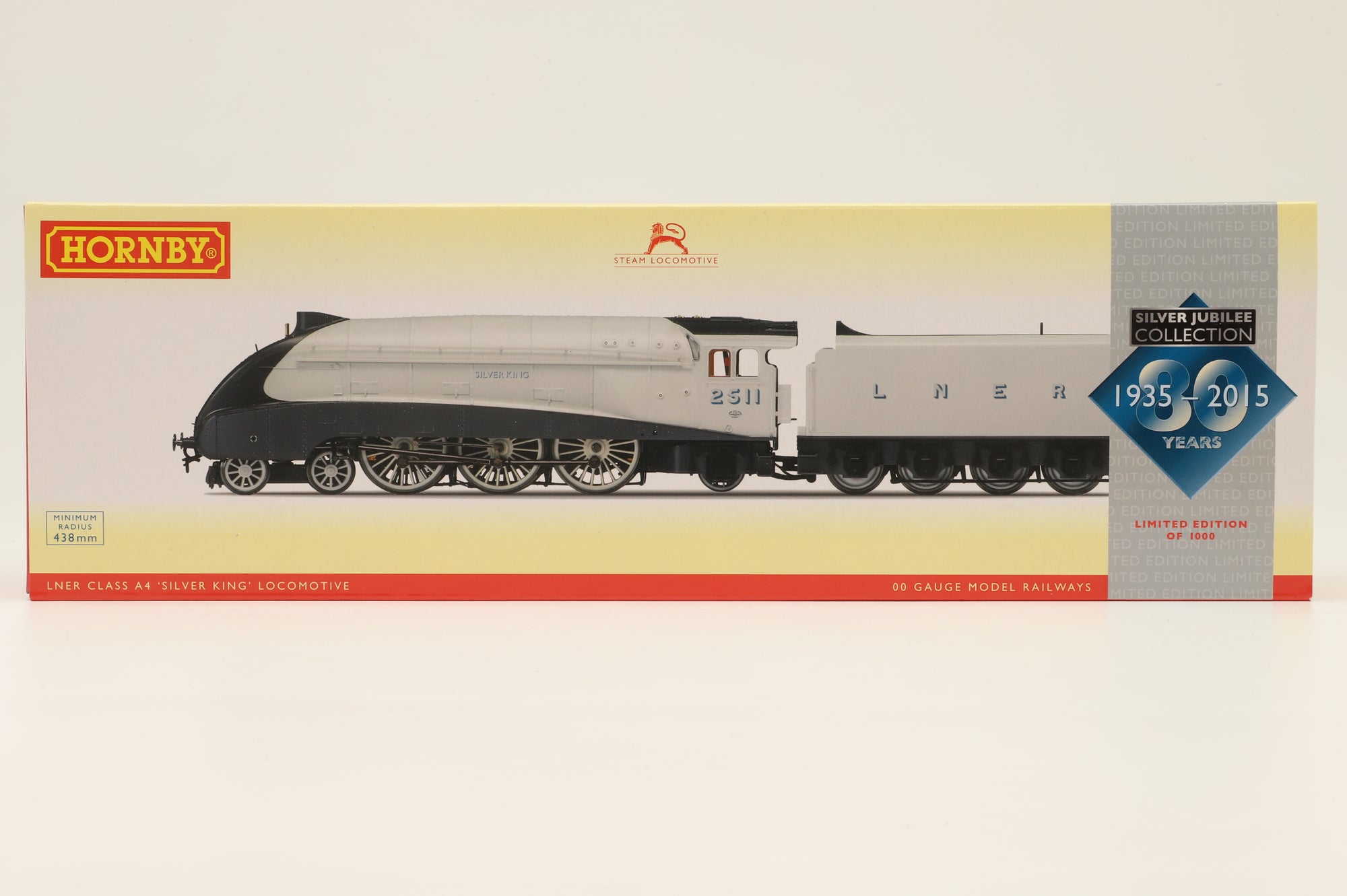 Hornby OO R3308 The Silver Jubilees A4 Class '2511' 'Silver King' LNER Silver Ltd Ed 492/ 1000