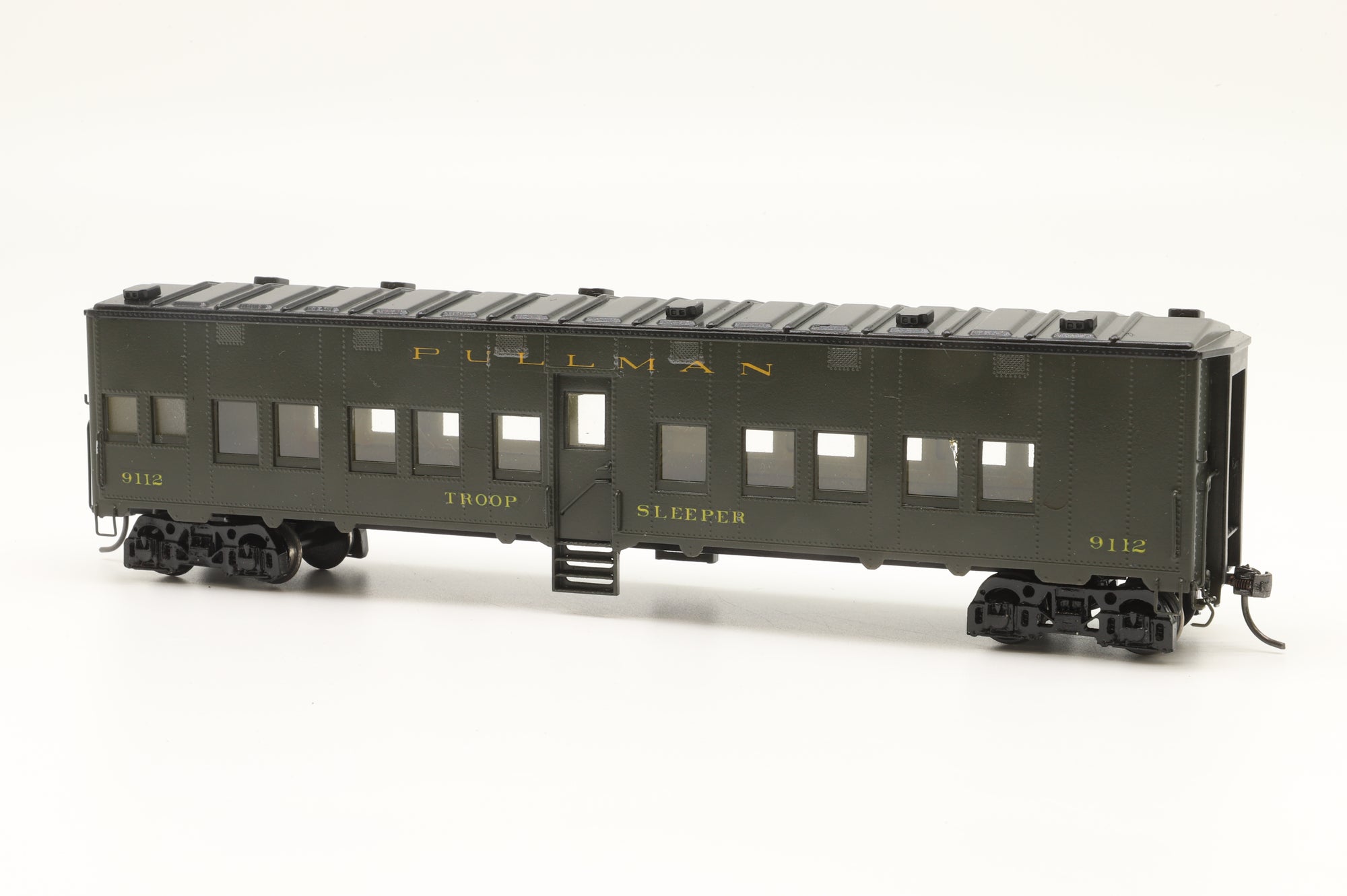 Hallmark Models Inc. HO Brass Pullman Troop Sleeper Car '9112'