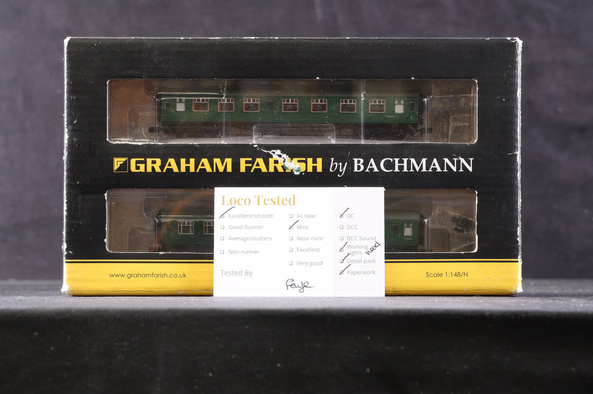 Graham Farish N 372-675 4CEP Four Car EMU &#39;7105&#39; SR Multiple Unit Green