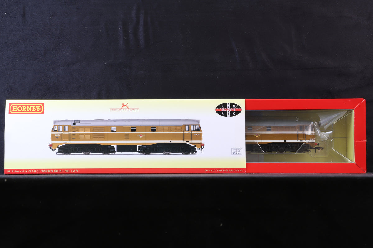 Hornby OO R3674 BR Class 31 &#39;D5579&#39; Golden Ochre, KMRC Exclusive