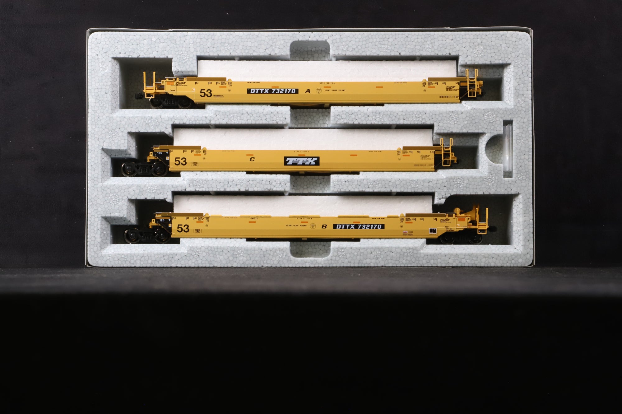 Kato HO 30-9017 Stack Car TTX 732170 Gunderson Maxi-IV