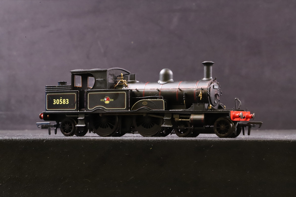 WORKSHOP Oxford Rail OO OR76AR001 Adams Radial &#39;30583&#39; BR Lined Black L/C Non Runner