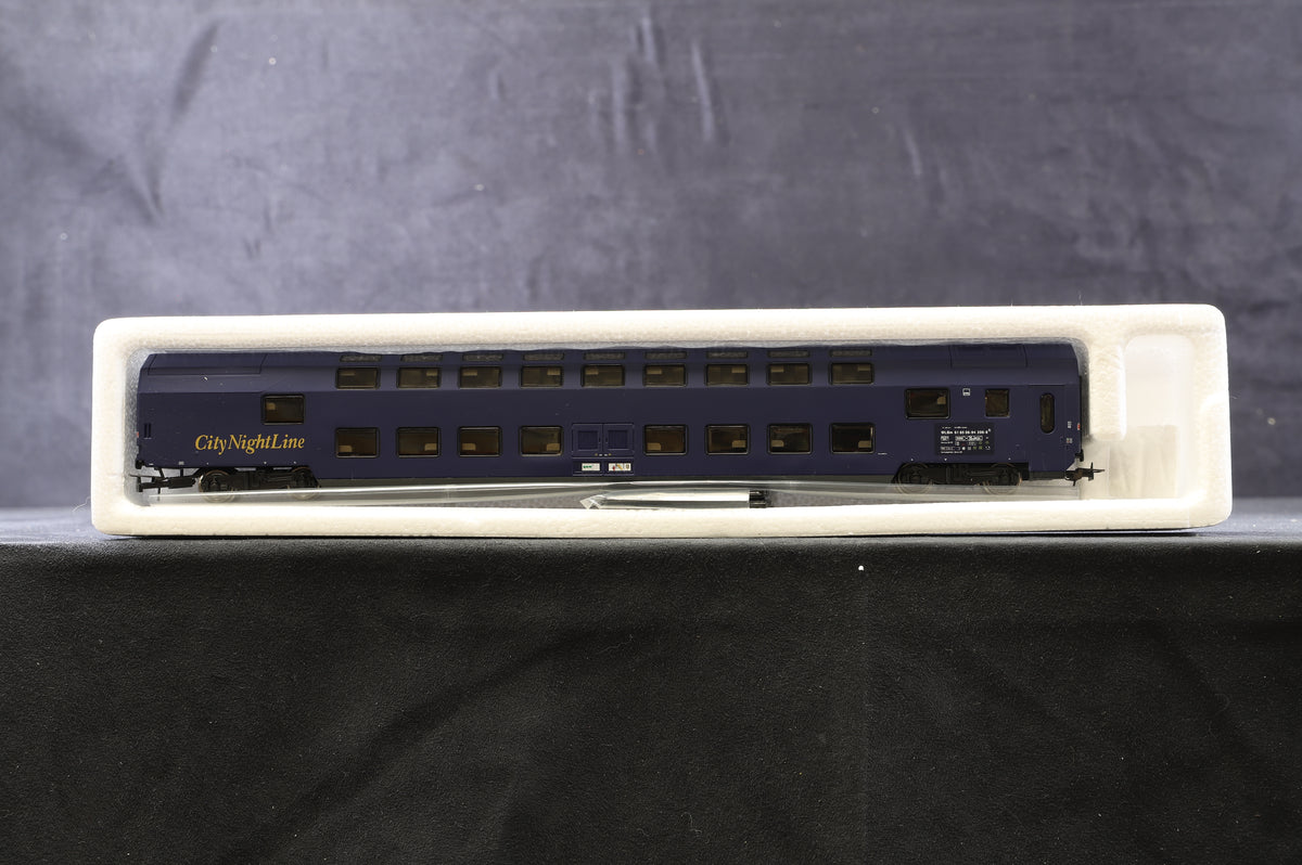 Heris HO Rake of 3 City Night Line Double Decker Coaches