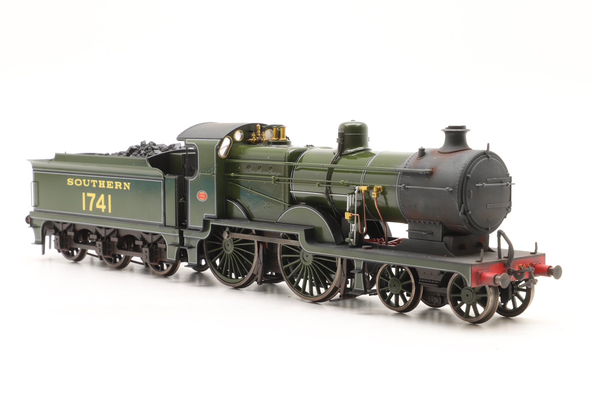 Dapol OO 4S-028-003 Class D1 '1741' SR Lined Olive Green Weathered DCC Fitted