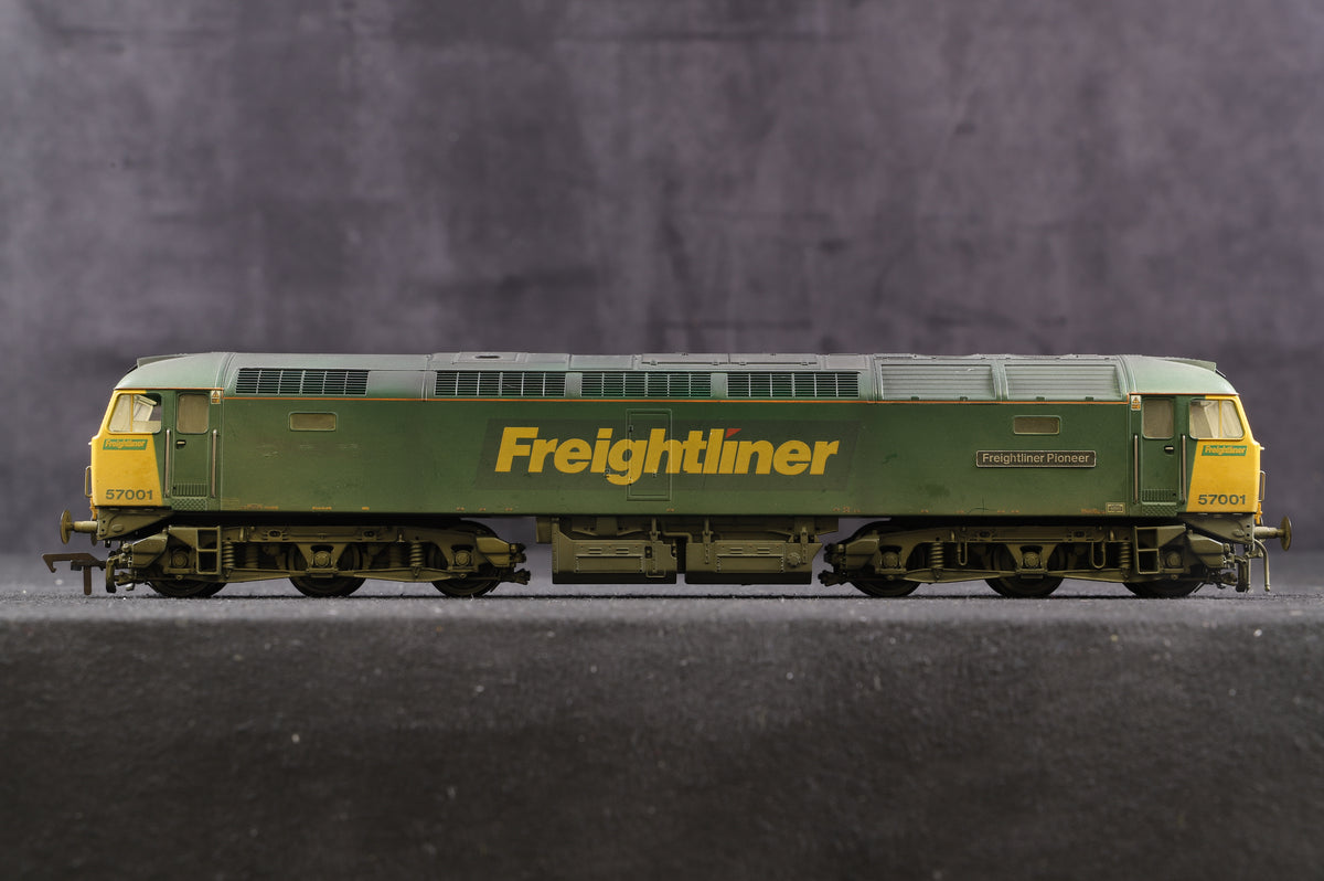 Bachmann OO Class 57 &#39;57001&#39; &#39;Freightliner Pioneer&#39; Freightliner Renamed, Renumbered &amp; Weathered