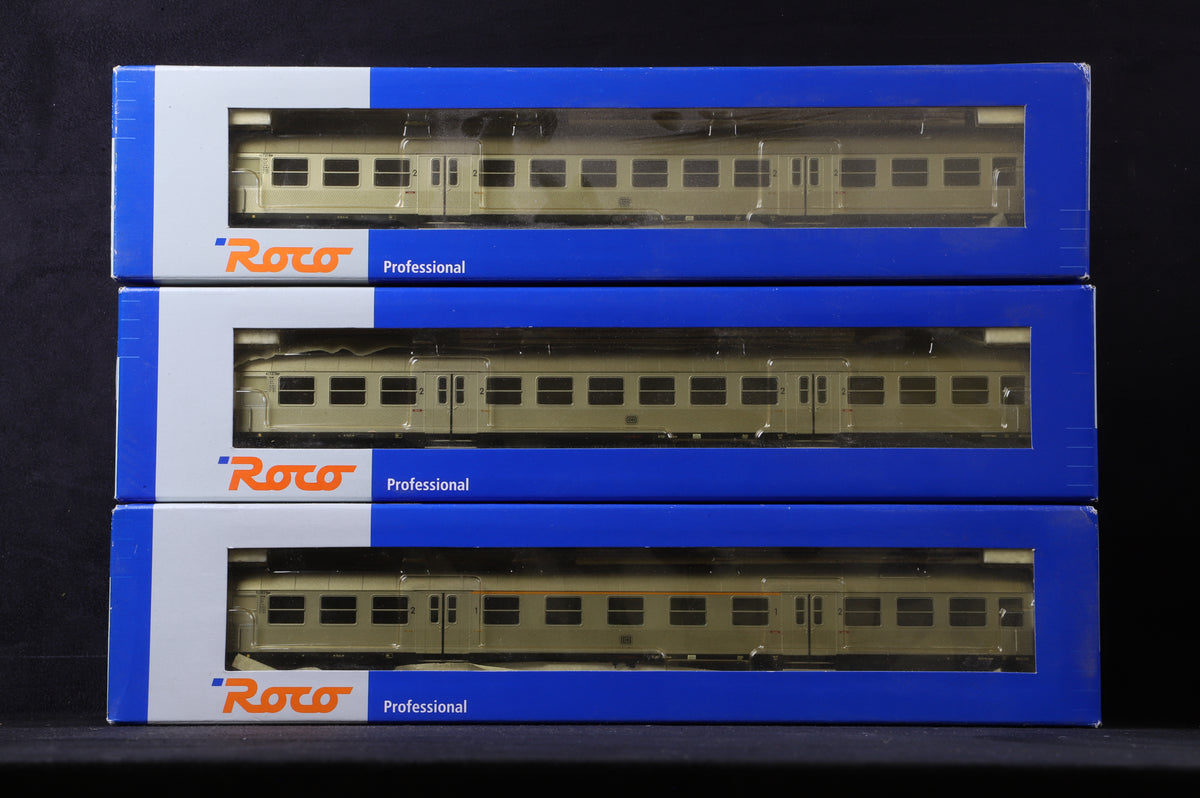 Roco HO Rake Of 8 DB Silver Coaches Inc. 45480 x3 &amp; 45481 x5