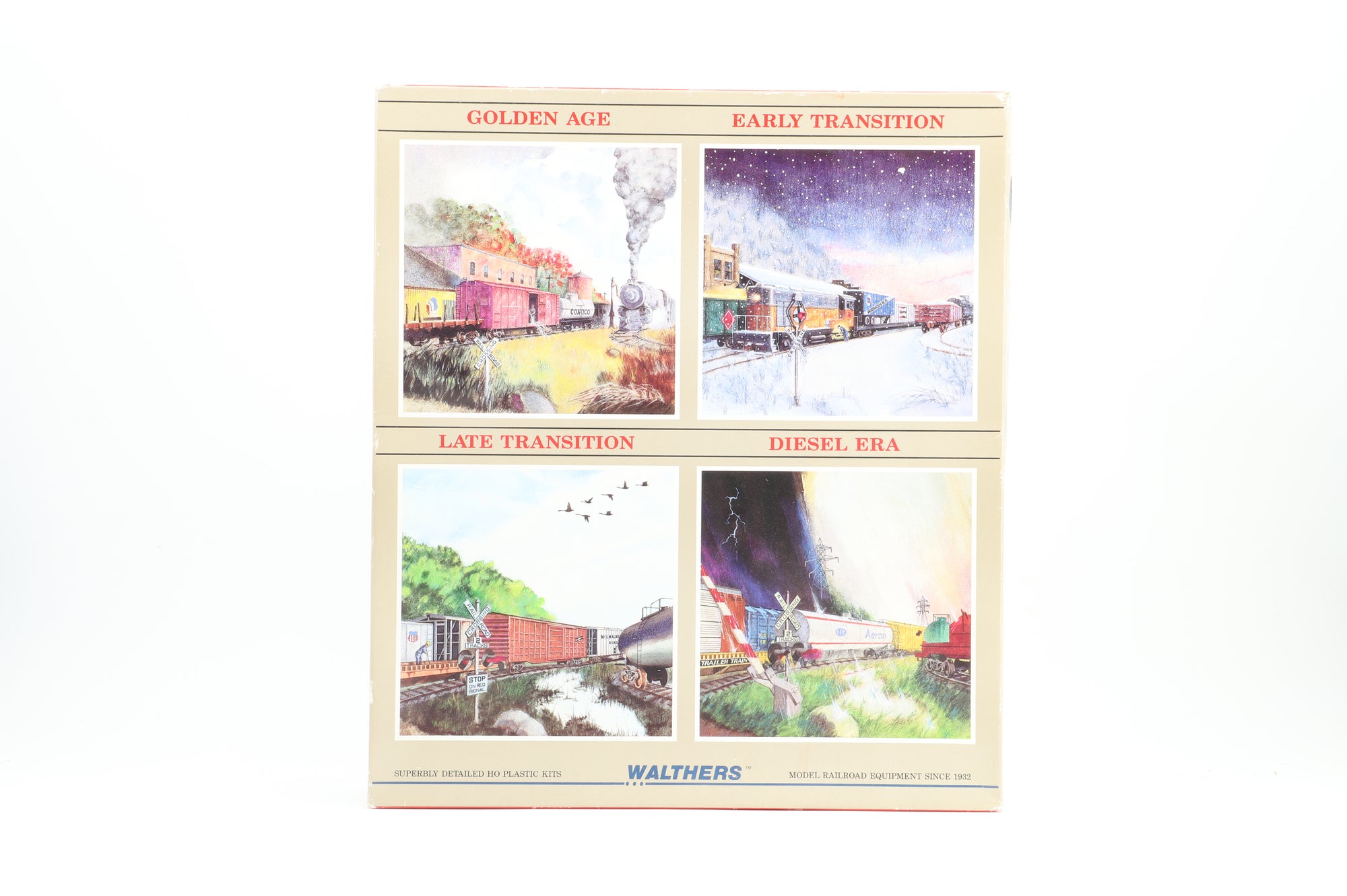 Walthers HO 932-4934 Pack Of 6 100 Ton Quad Hopper Chicago & North Western Wagons