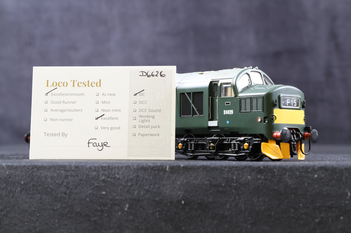 Bachmann OO 32-778 Class 37 &#39;D6826&#39; BR Green L/C