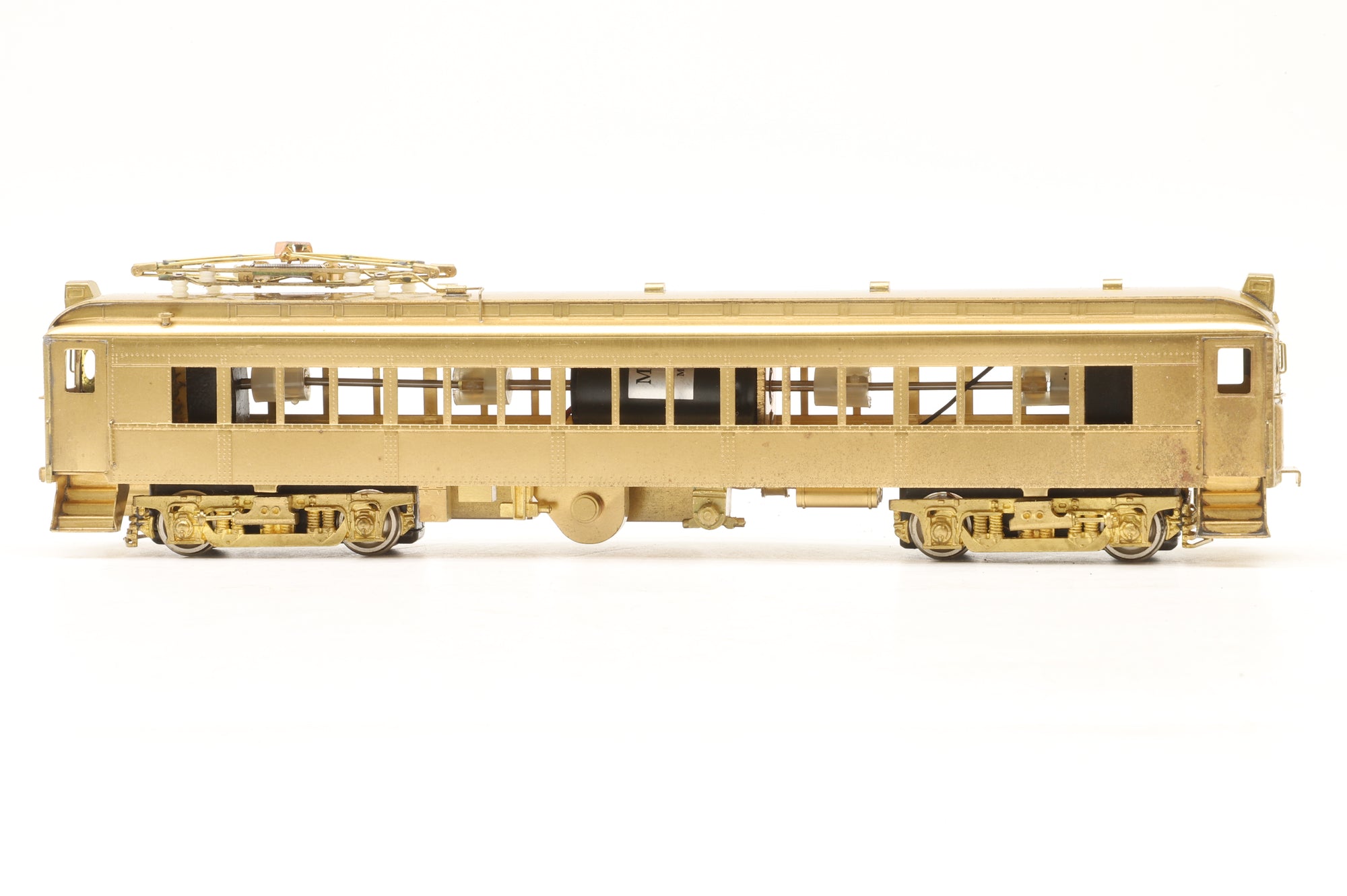 WP Car Corp. HO Brass MP-54 PRR 3 Car EMU Unpainted