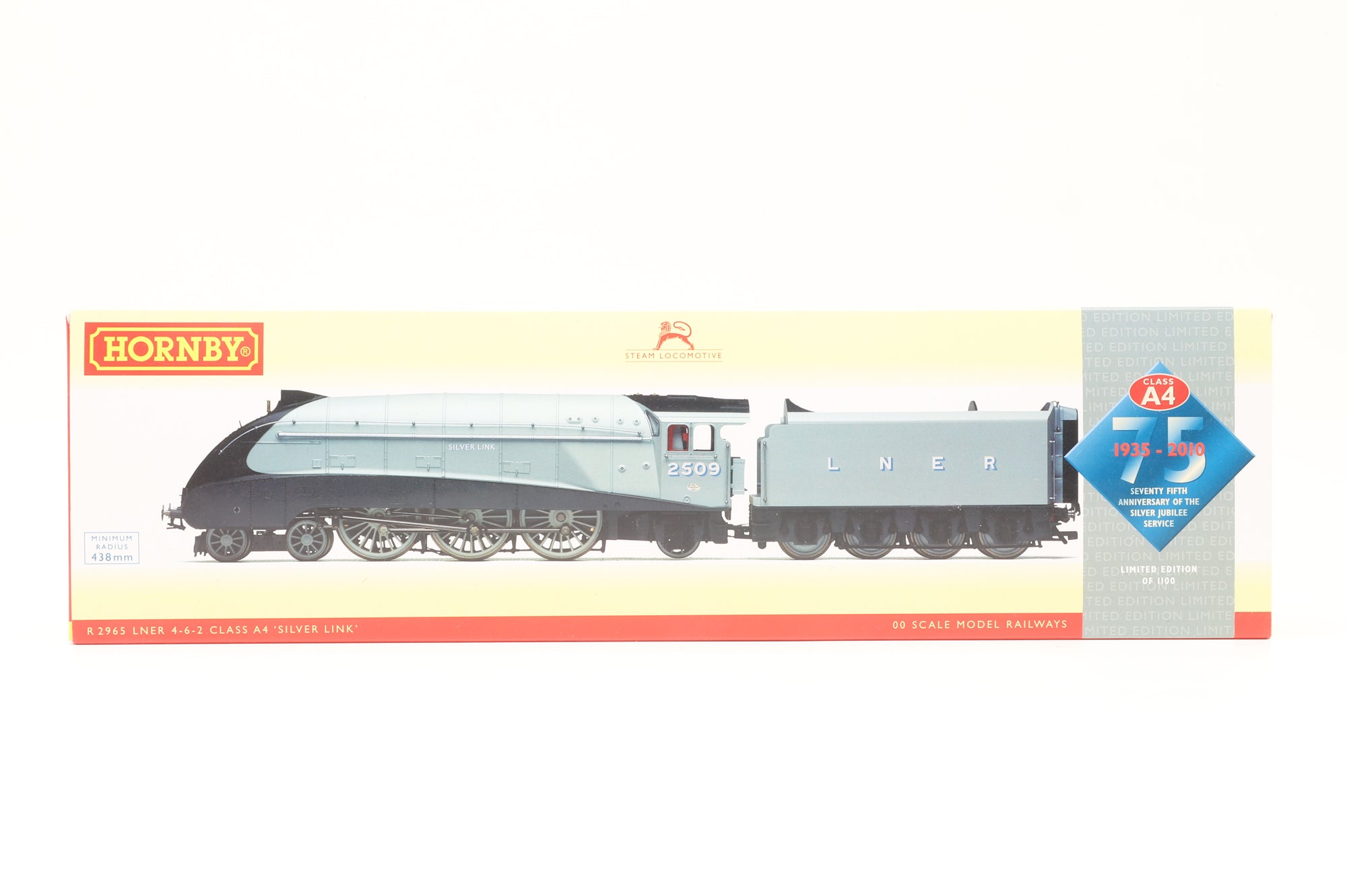 Hornby OO R2965 A4 Class 2509 'Silver Link' in LNER Silver