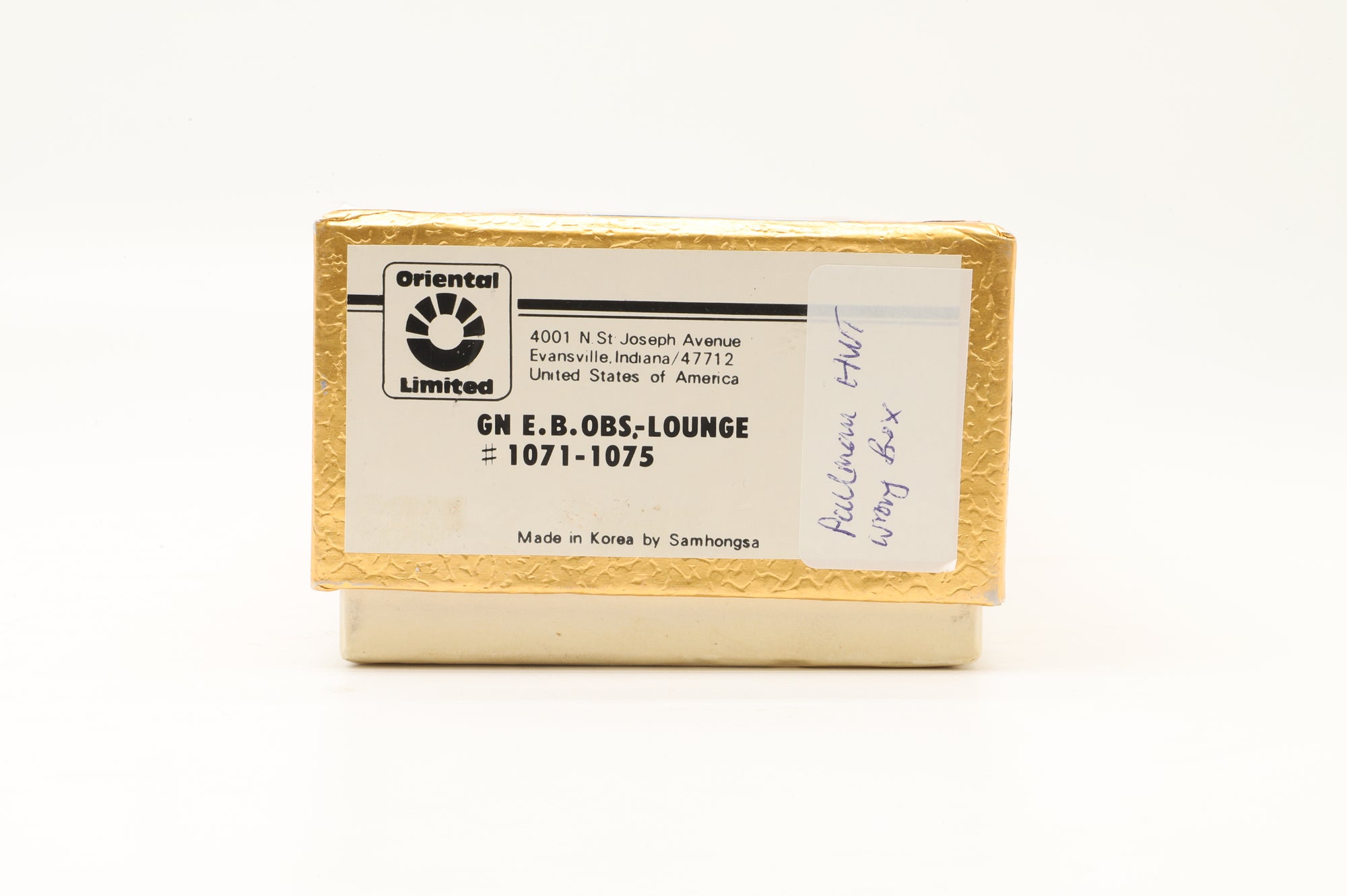 Oriental Limited HO Brass 1071-1075 Lounge Car Unpainted