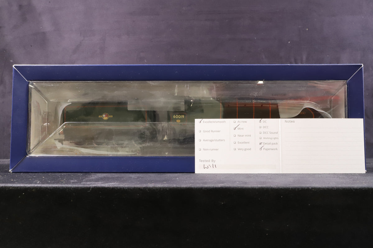 Bachmann OO 31-963 Class A4 &#39;Bittern&#39; 60019 BR Lined Green Late Crest