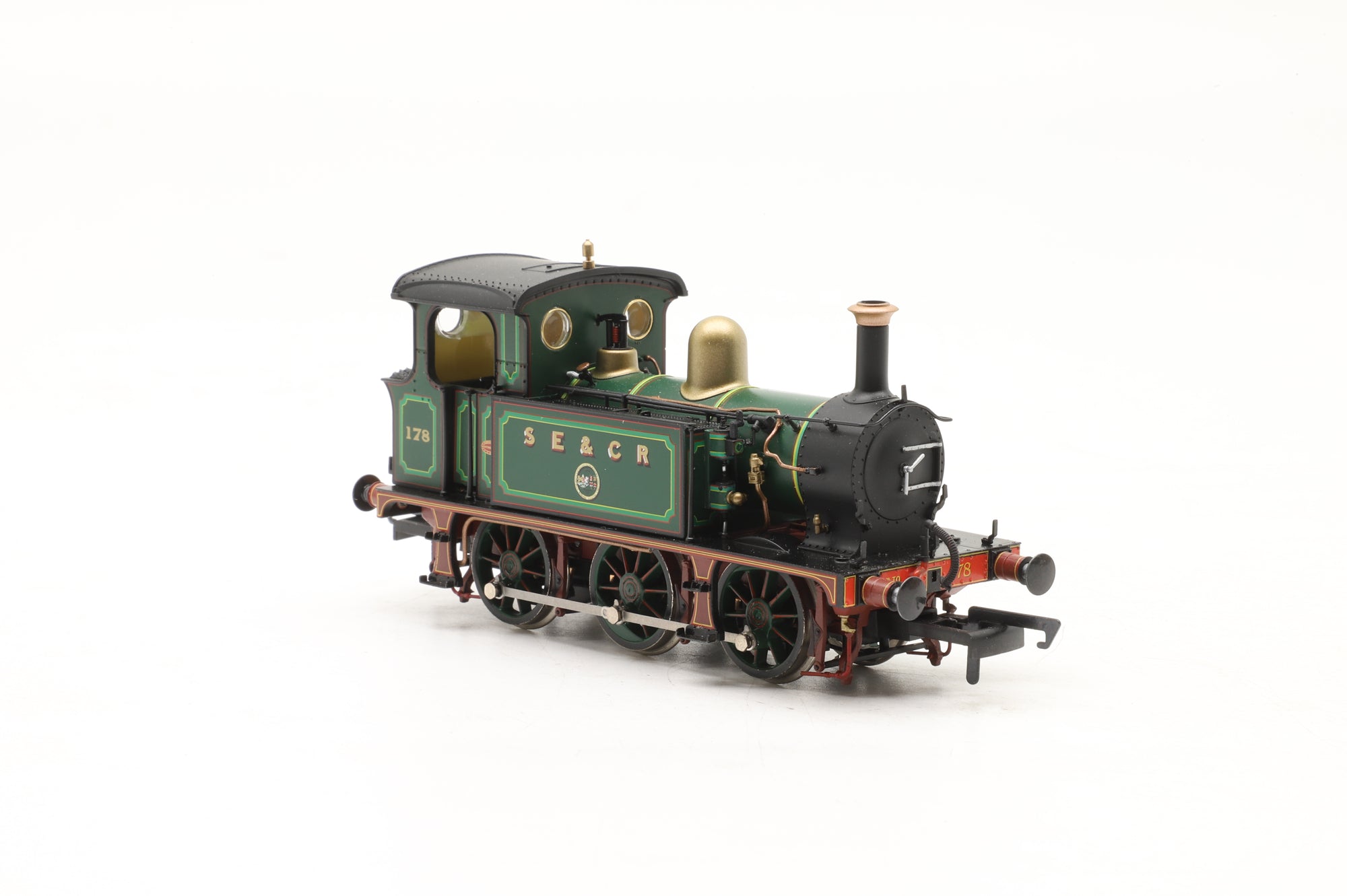Hattons OO H4-P-001 SECR P Class 0-6-0T 178 SECR Full Lined Green With Brass