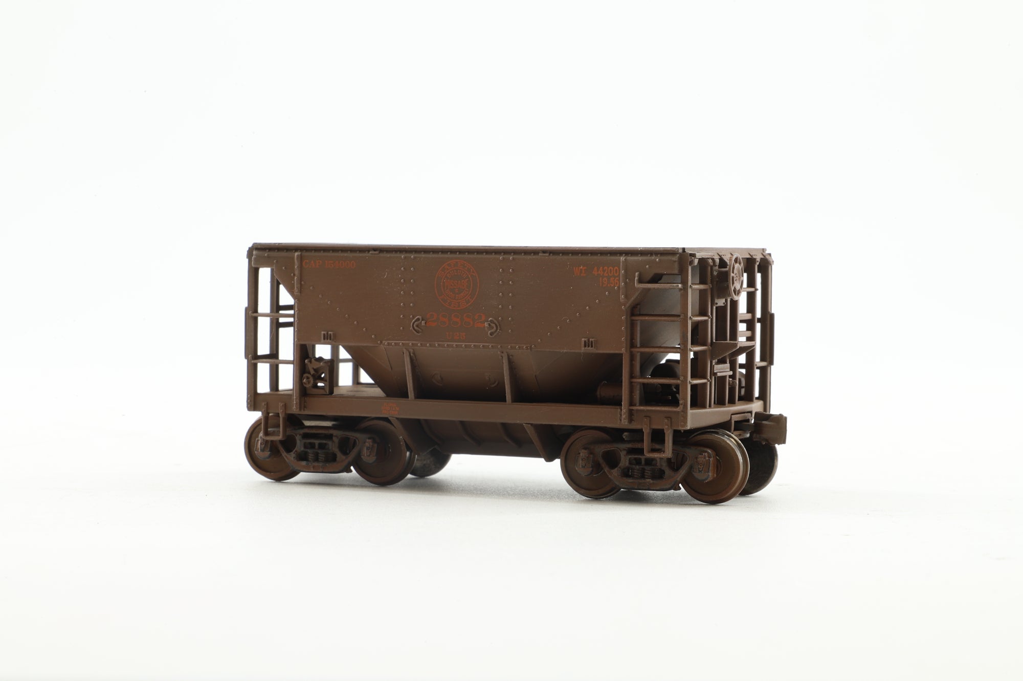 Walthers HO 910-58001 24' Minnesota Ore Car (6-Pk) Duluth, Missabe & Iron Range (Early), Pro Weathered