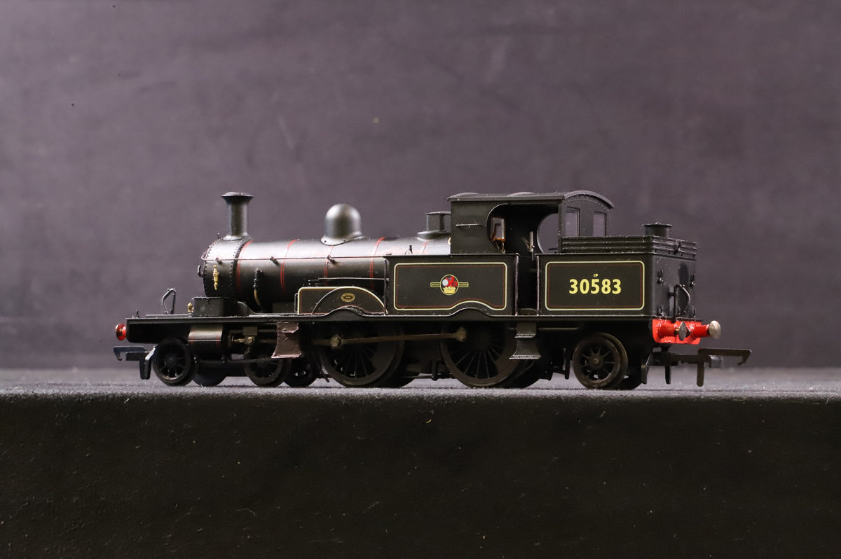 WORKSHOP Oxford Rail OO OR76AR001 Adams Radial &#39;30583&#39; BR Lined Black L/C Non Runner