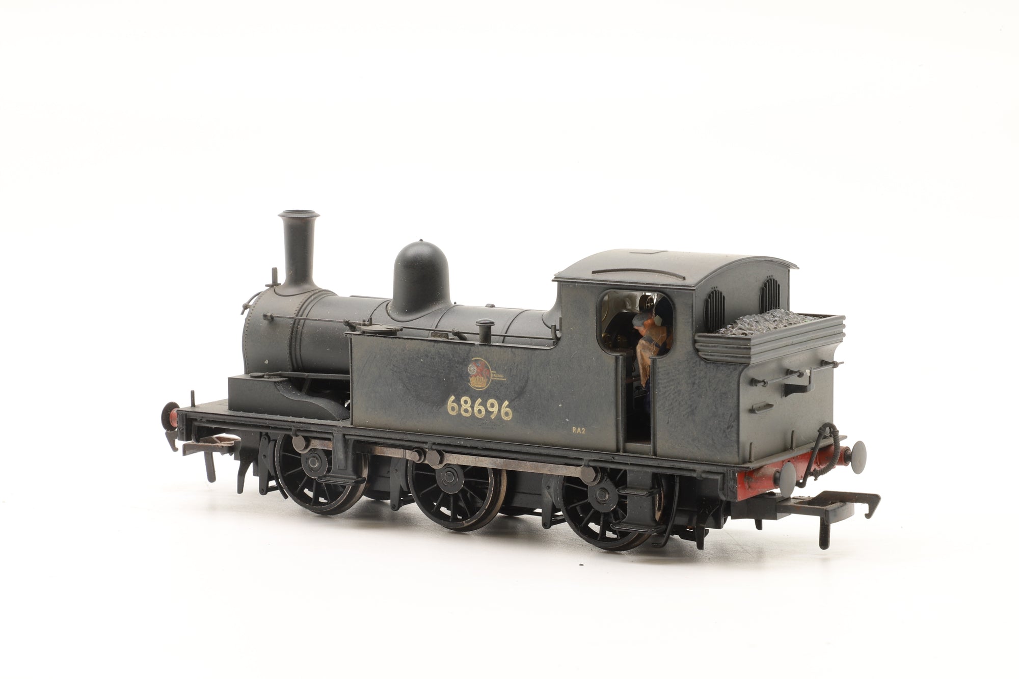 WORKSHOP Bachmann OO Class J72 '68696' BR Black Late Crest Weathered DCC Fitted
