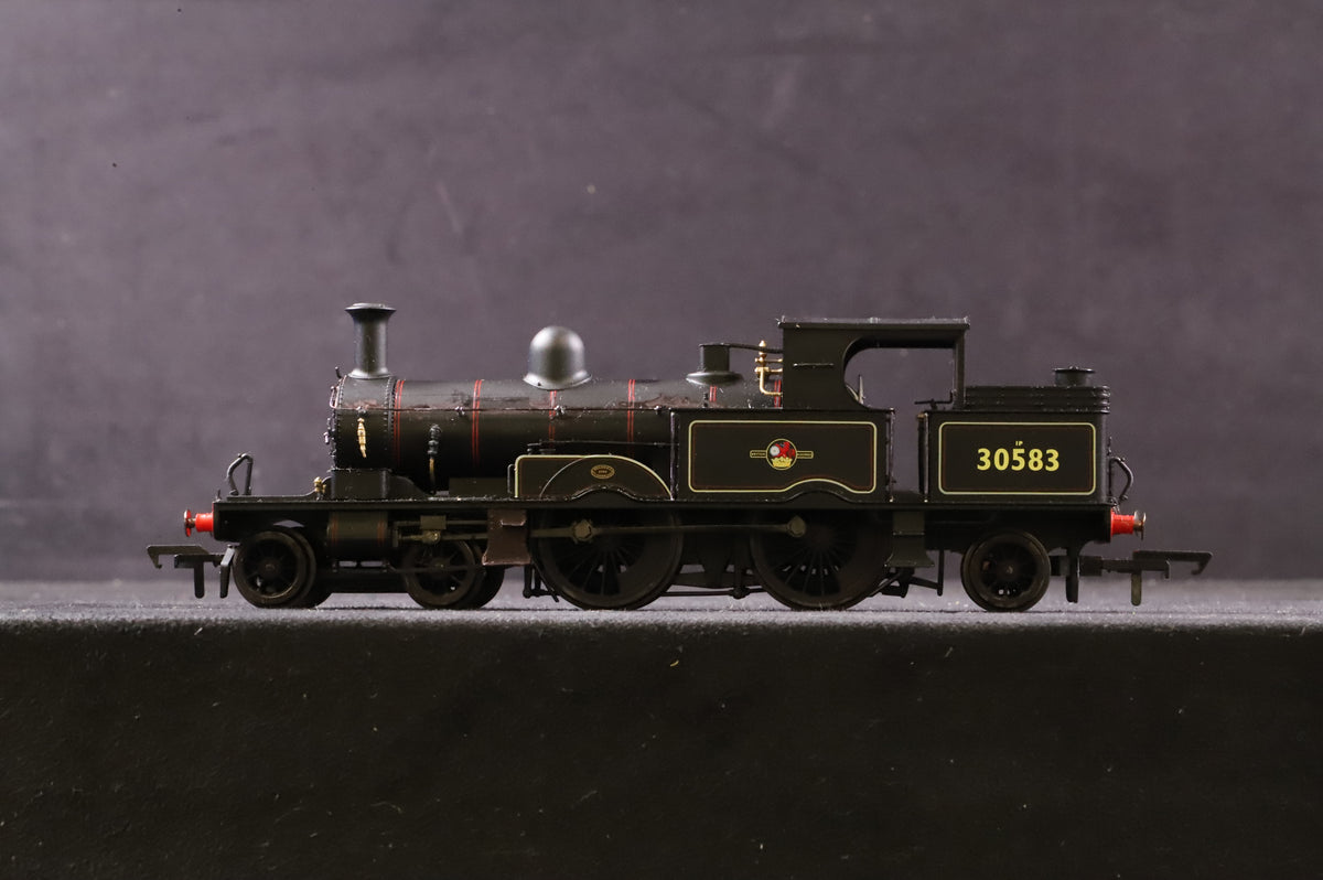 WORKSHOP Oxford Rail OO OR76AR001 Adams Radial &#39;30583&#39; BR Lined Black L/C Non Runner