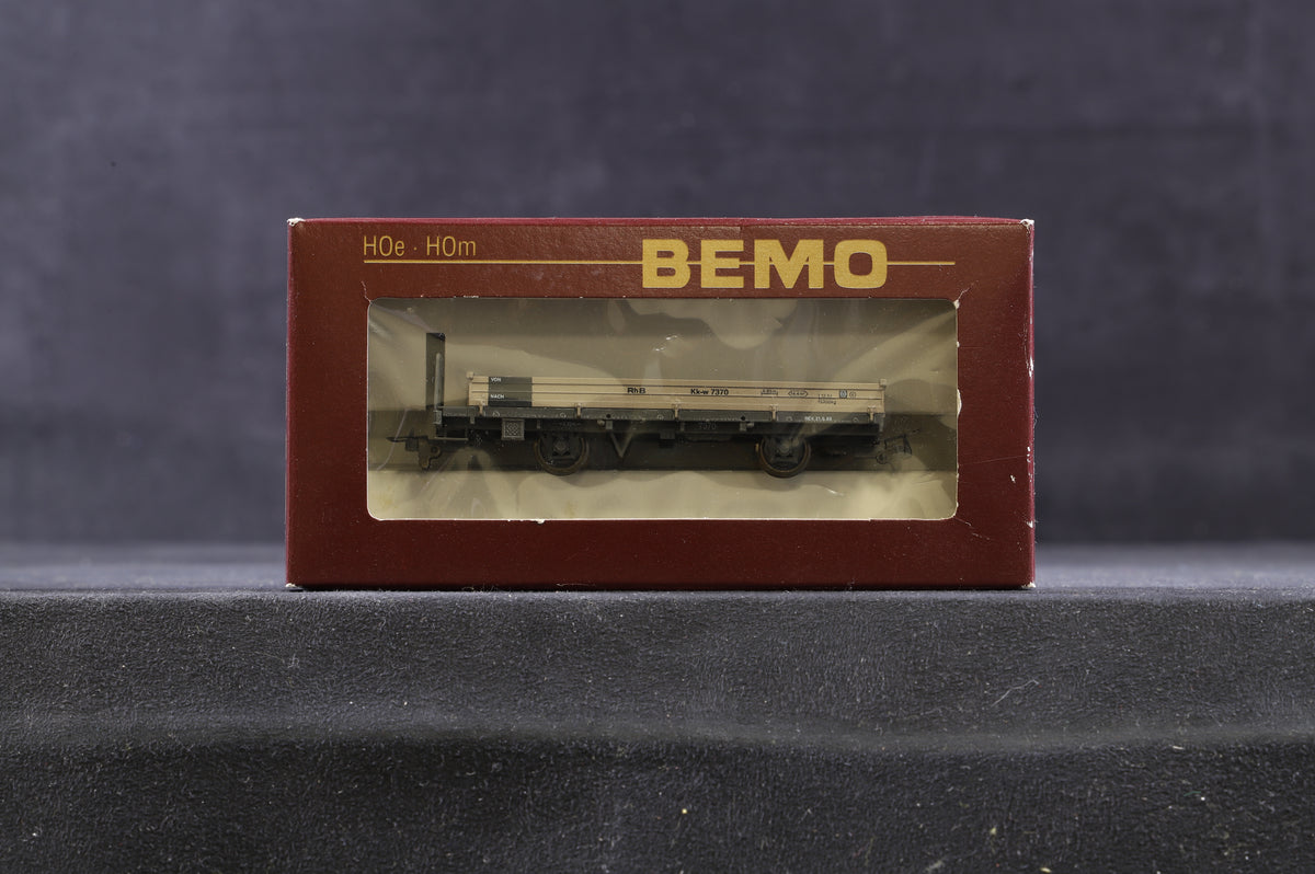 Bemo HOm Rake Of 5 RHB Wagons