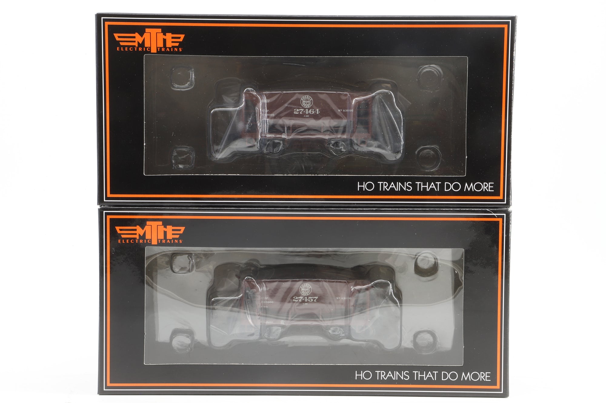 MTH HO 80-90087 4-Pack of 70T Centre Discharge Ore Cars in DMIR Livery