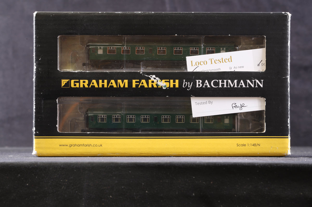 Graham Farish N 372-675 4CEP Four Car EMU &#39;7105&#39; SR Multiple Unit Green