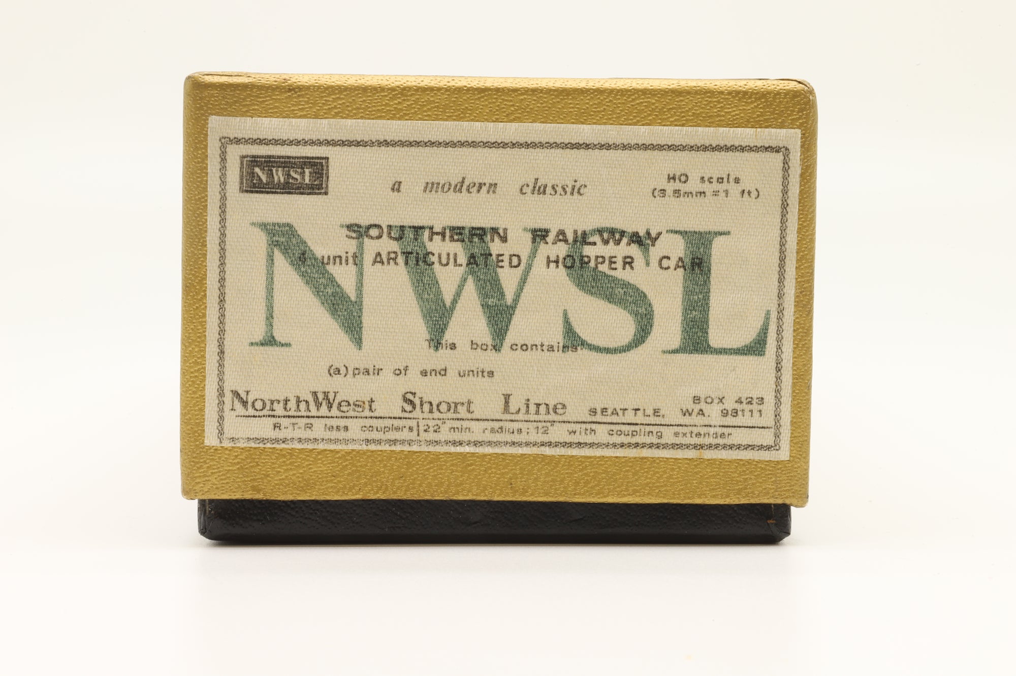 NWSL Southern Railway Articulated Hopper Car, Unpainted
