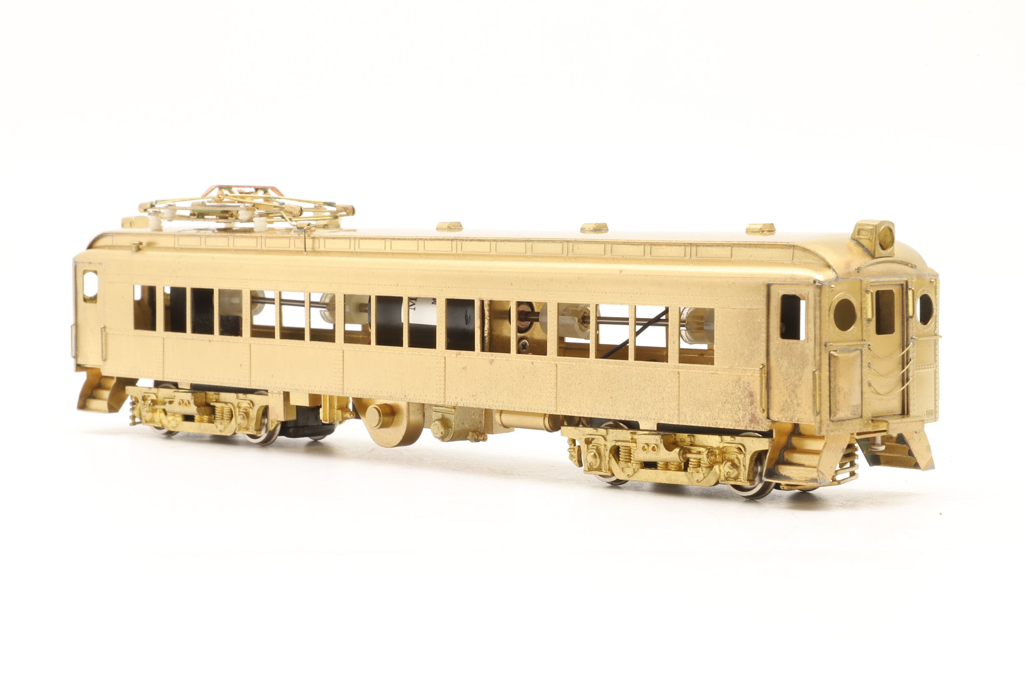 WP Car Corp. HO Brass MP-54 PRR 3 Car EMU Unpainted