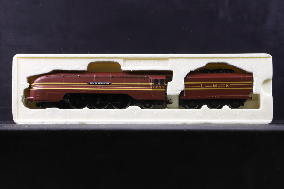 Hornby OO R2205 Coronation Class &#39;City of Birmingham&#39; 6235 LMS Crimson