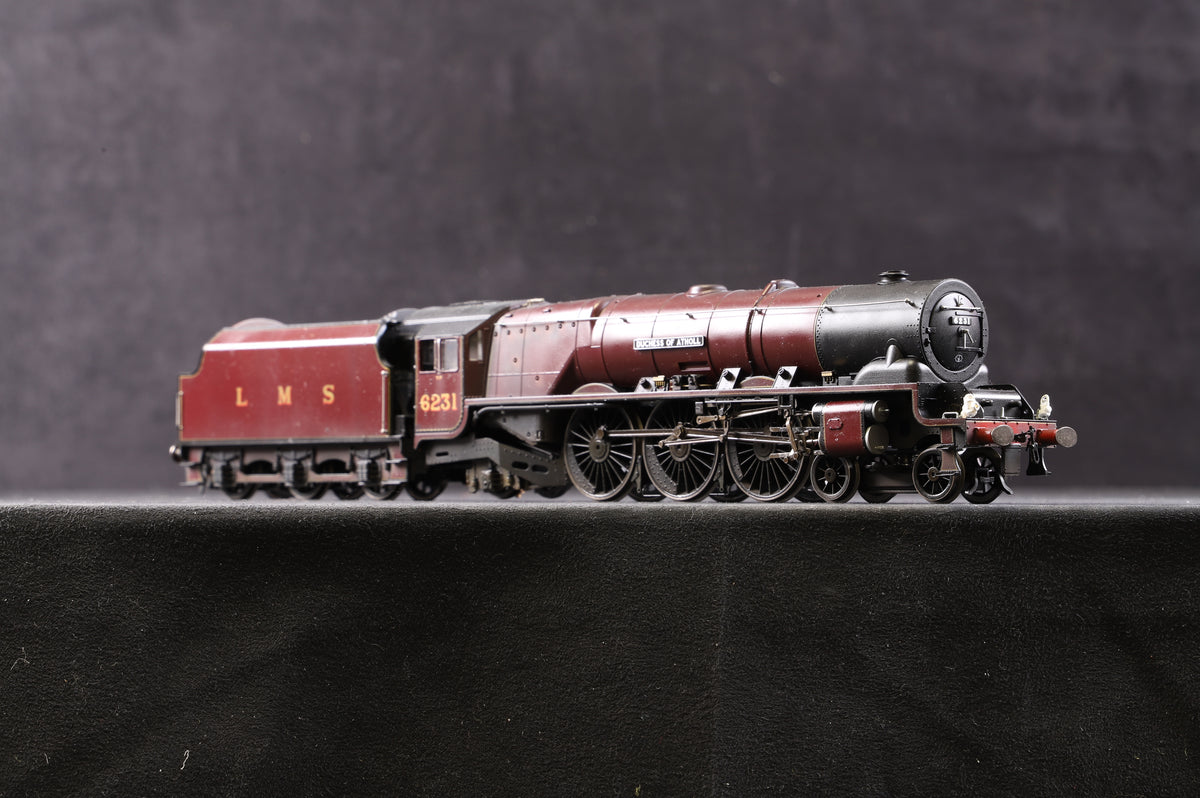 Hornby OO R3553 Princess Coronation Class &#39;Duchess of Atholl&#39; &#39;6231&#39; LMS Maroon Weathered, DCC Sound