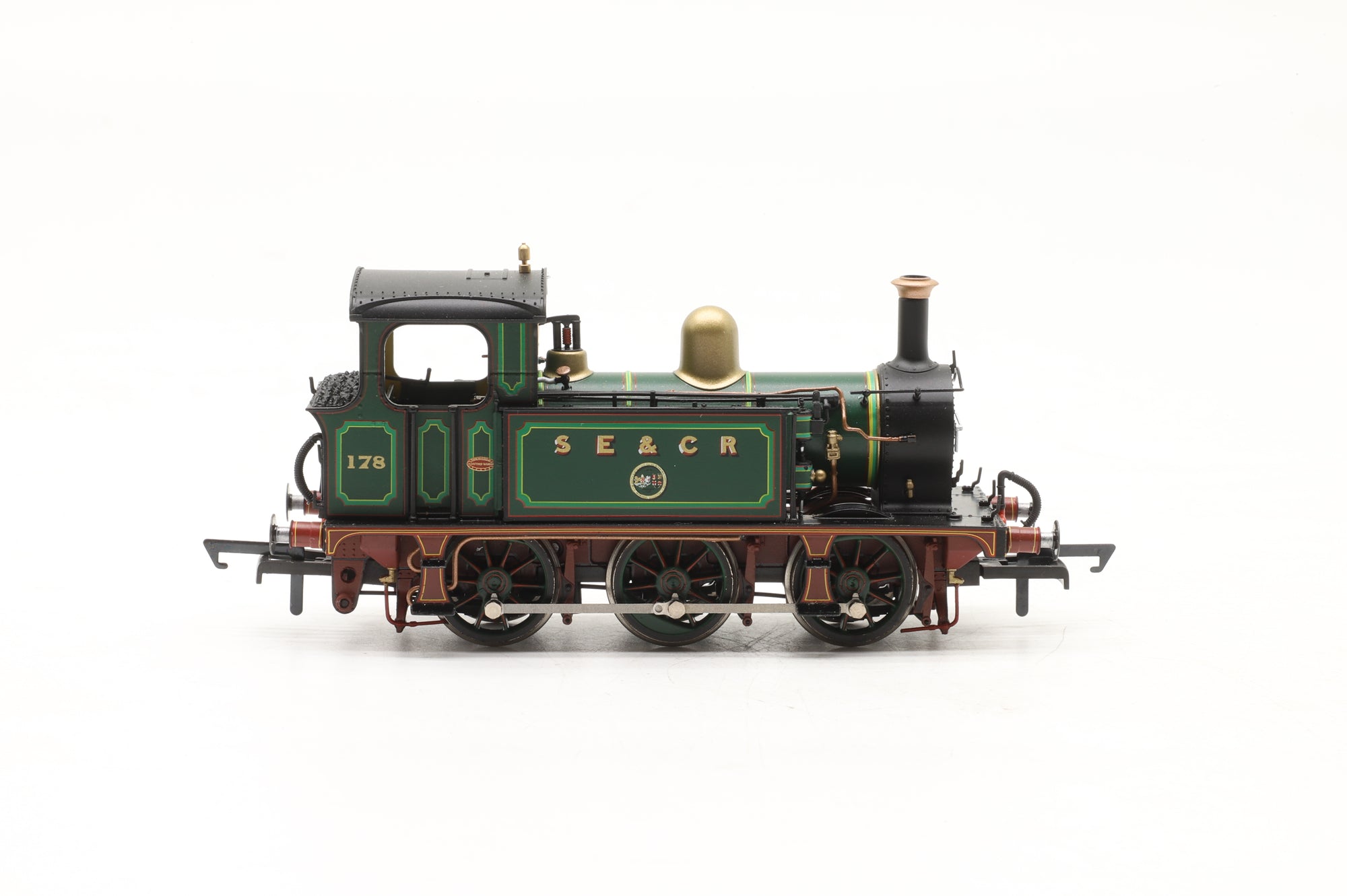 Hattons OO H4-P-001 SECR P Class 0-6-0T 178 SECR Full Lined Green With Brass