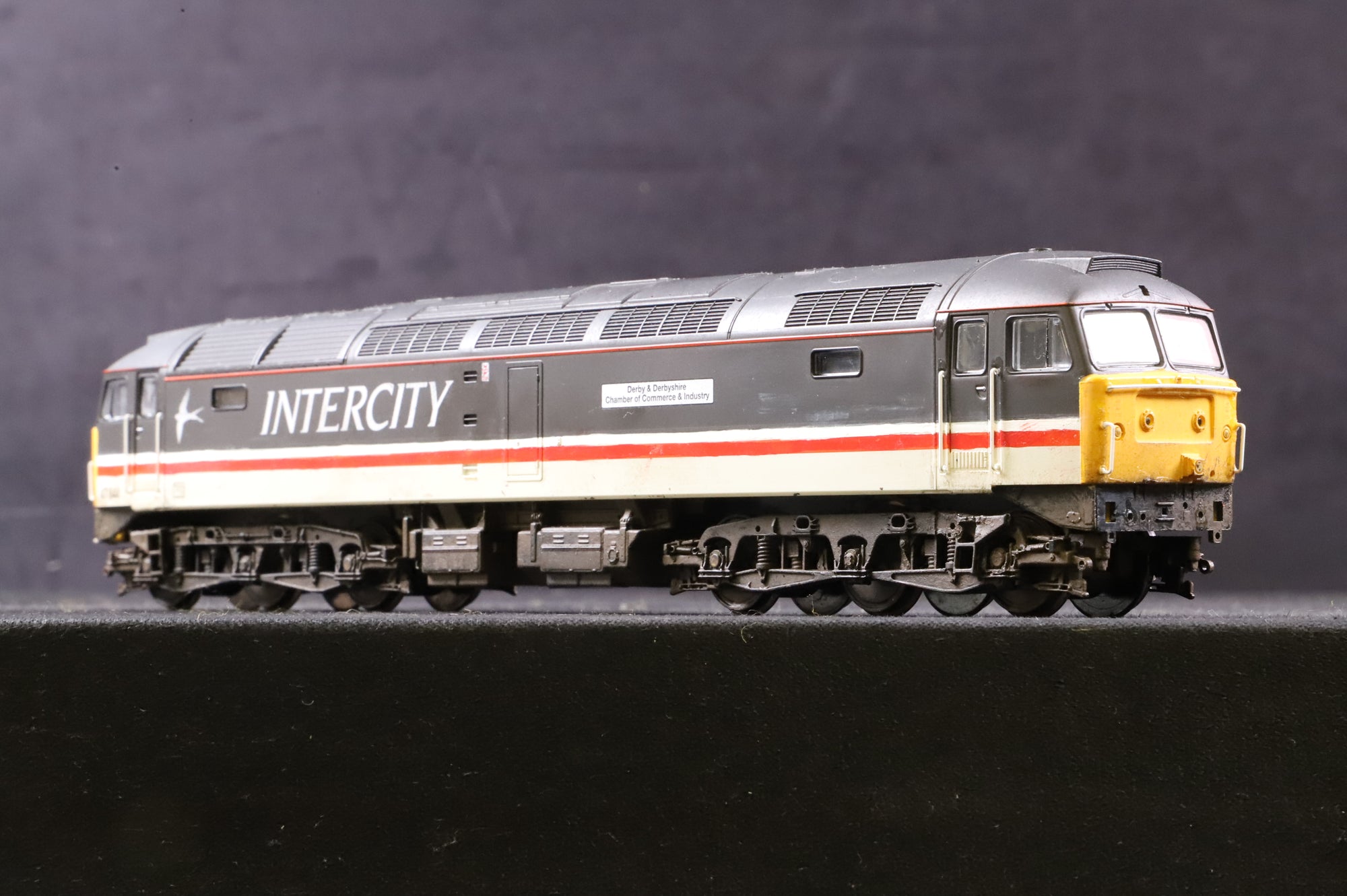 WORKSHOP ViTrains OO V2059 Class 47 47944 'Derby & Derbyshire Chamber of Commerce & Industry' in BR Intercity Swallow Livery - Weathered