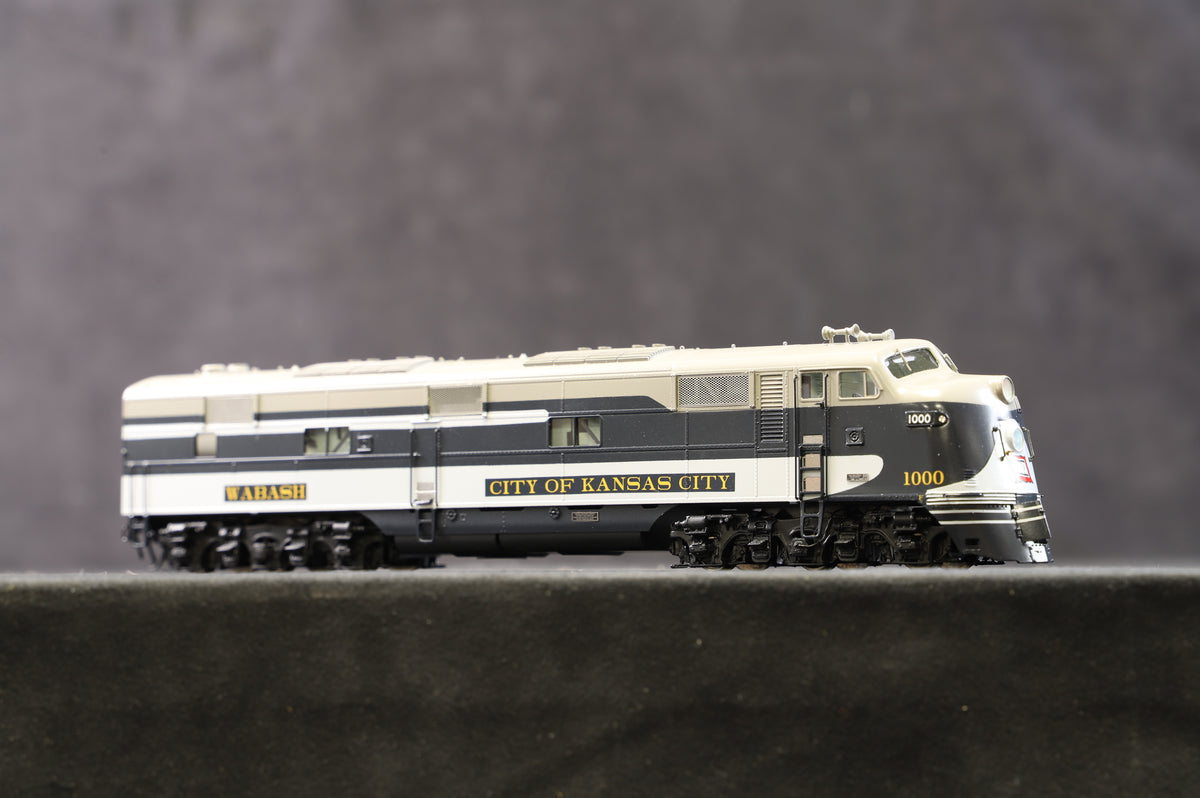 Overland Models HO AA-1247-1 #1000 Wabash E7A F/P Blue/Light Grey, &#39;City of Kansas City&#39;