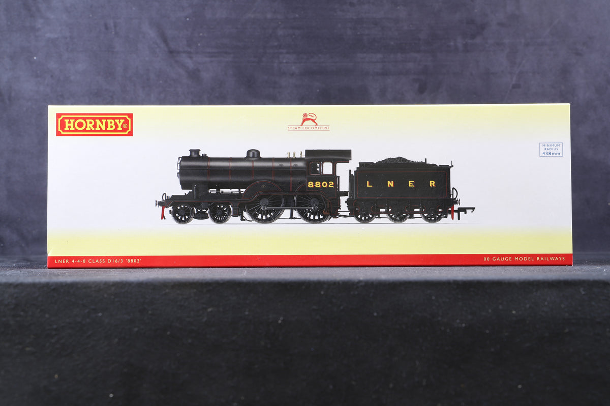 Hornby OO R3521 Class D16/3 &#39;8802&#39; LNER Lined Black