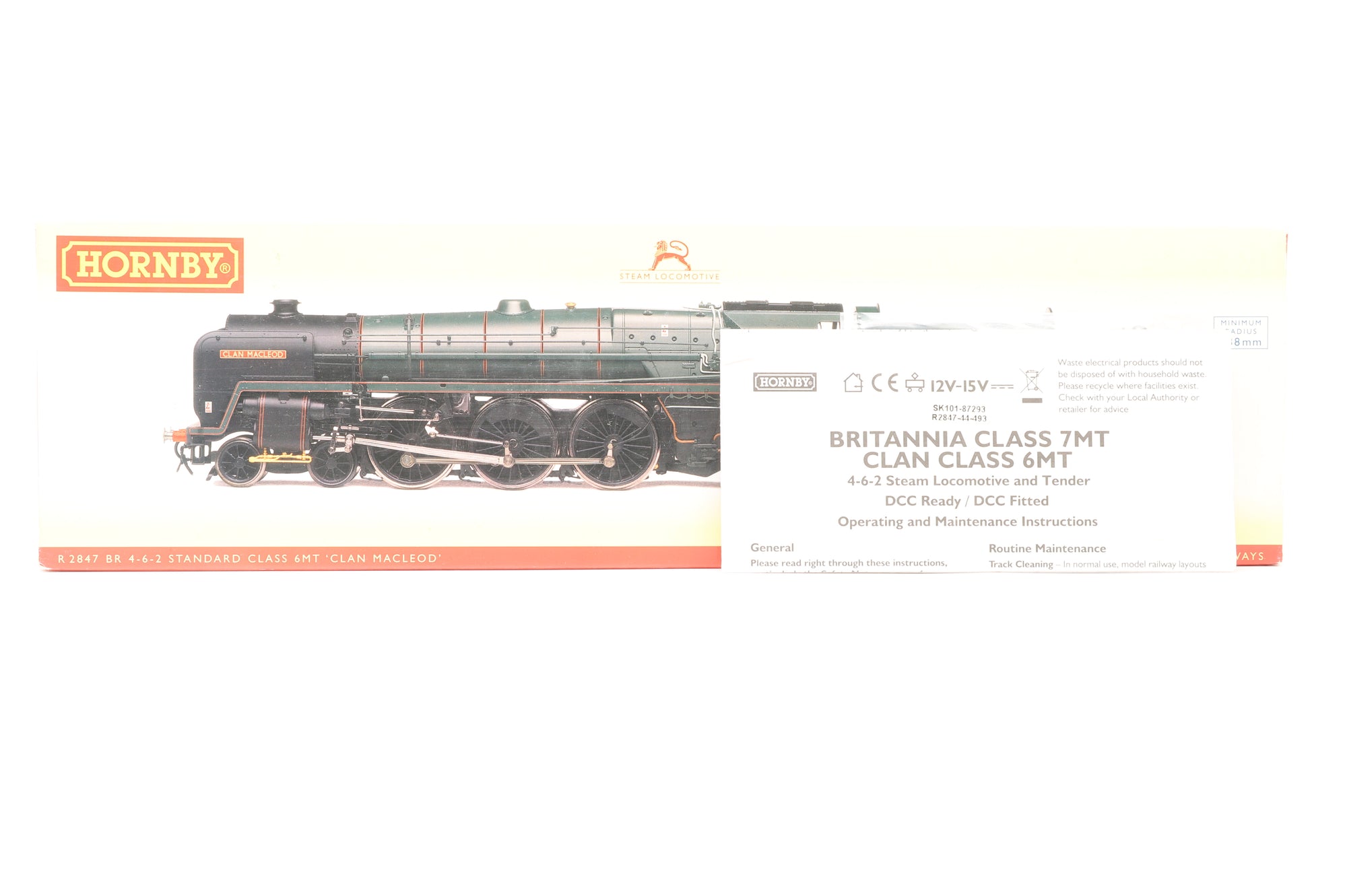 Hornby OO R2847 Standard Class BR Late 'Clan MacLeod' '72008'
