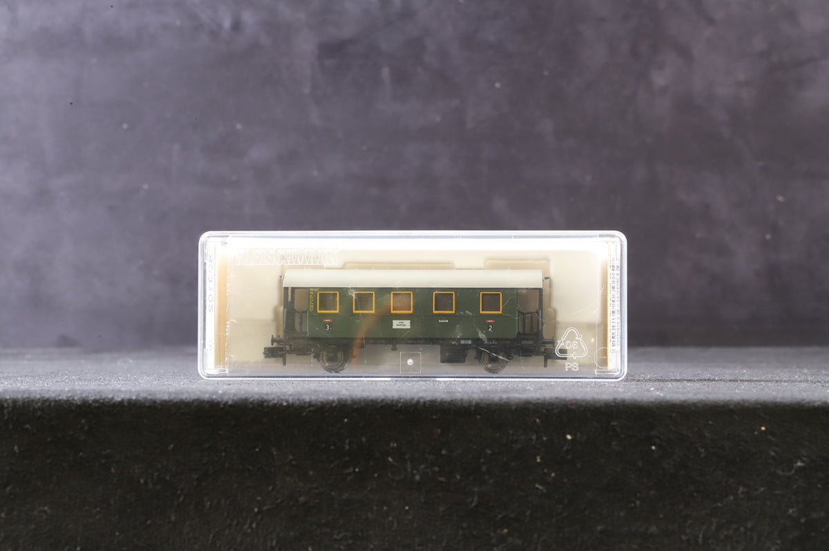 Fleischmann N Rake Of 3 DRG Passenger Coaches Inc. 809002, 89102 &amp; 8368