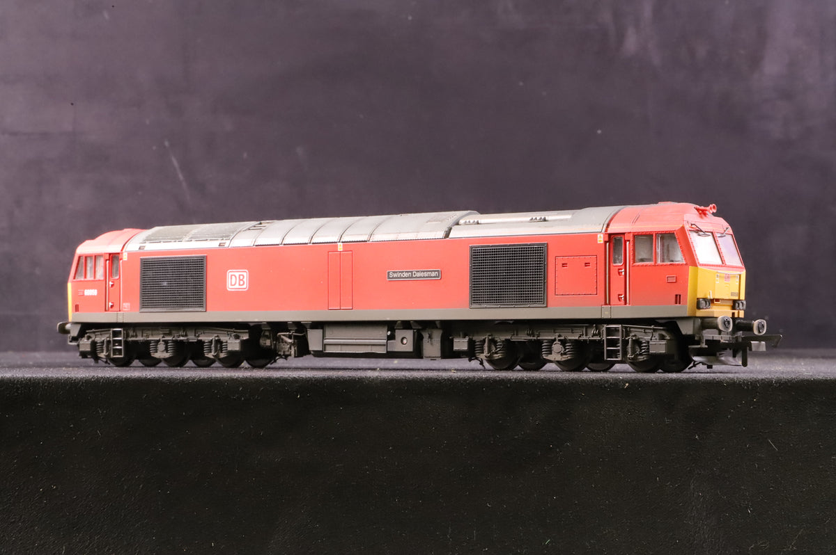 Hornby OO R3885 Class 60 60059 &#39;Swinden Dalesman&#39; in DB Livery - Weathered