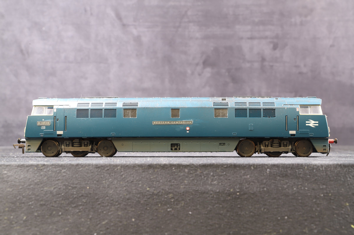 Heljan OO 5202 Class 52 &#39;D1026&#39; &#39;Western Centurion&#39; BR Blue Renumbered Weathered