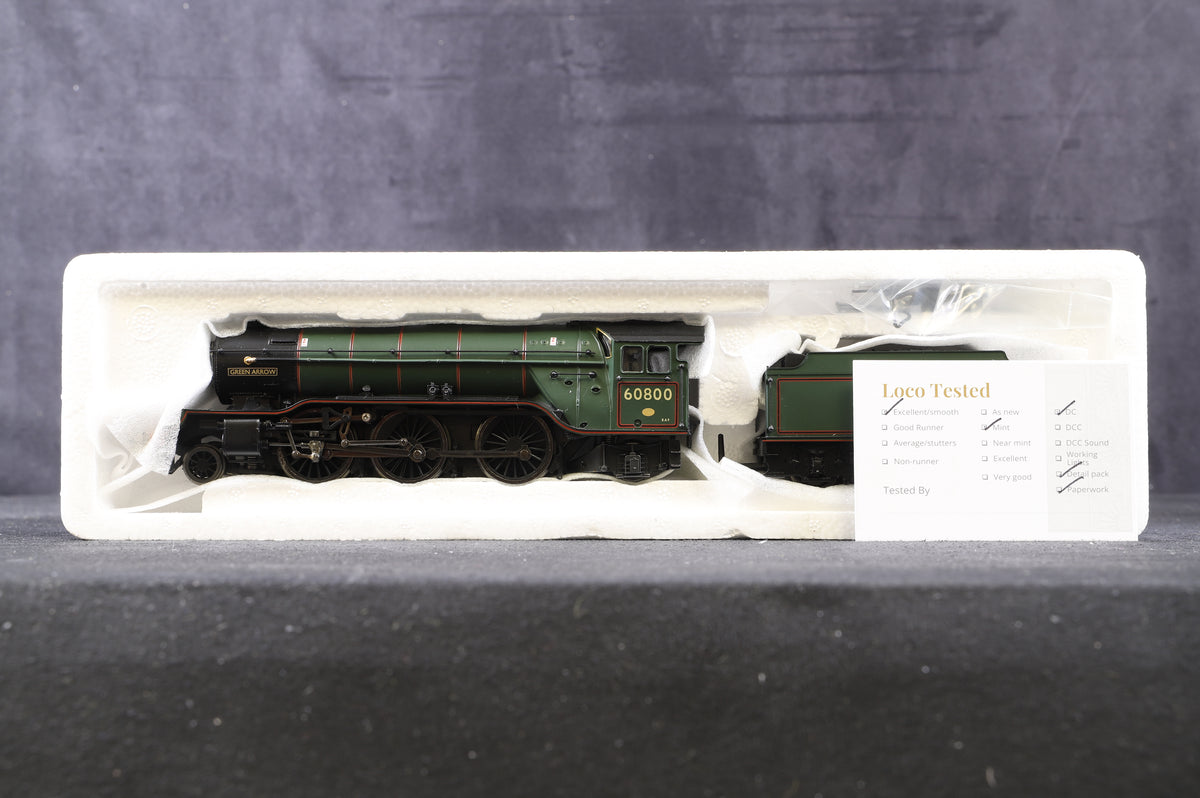 Bachmann OO 31-550 Class V2 Gresley 2-6-2 60800 Green Arrow in BR green with late crest