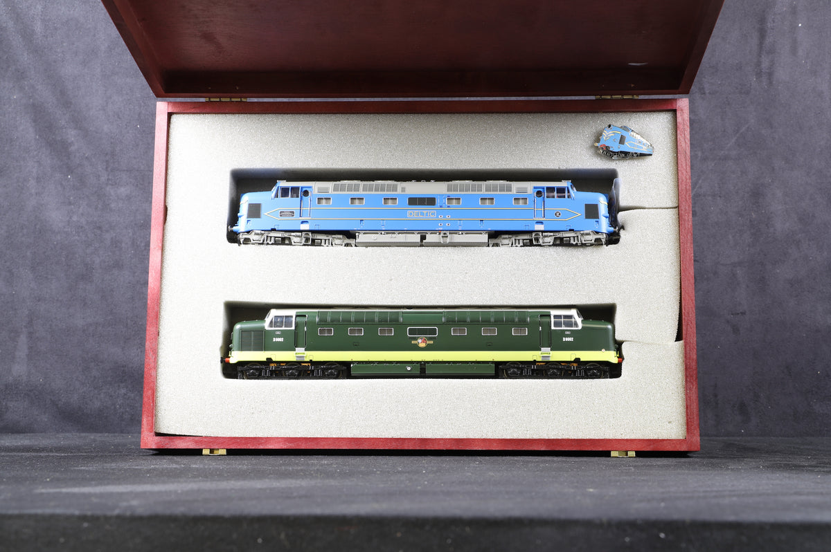 Bachmann OO 32-534NRM Class 55 Deltics Prototype Deltic DP1 &amp; D9002 Ltd Ed 214/ 500