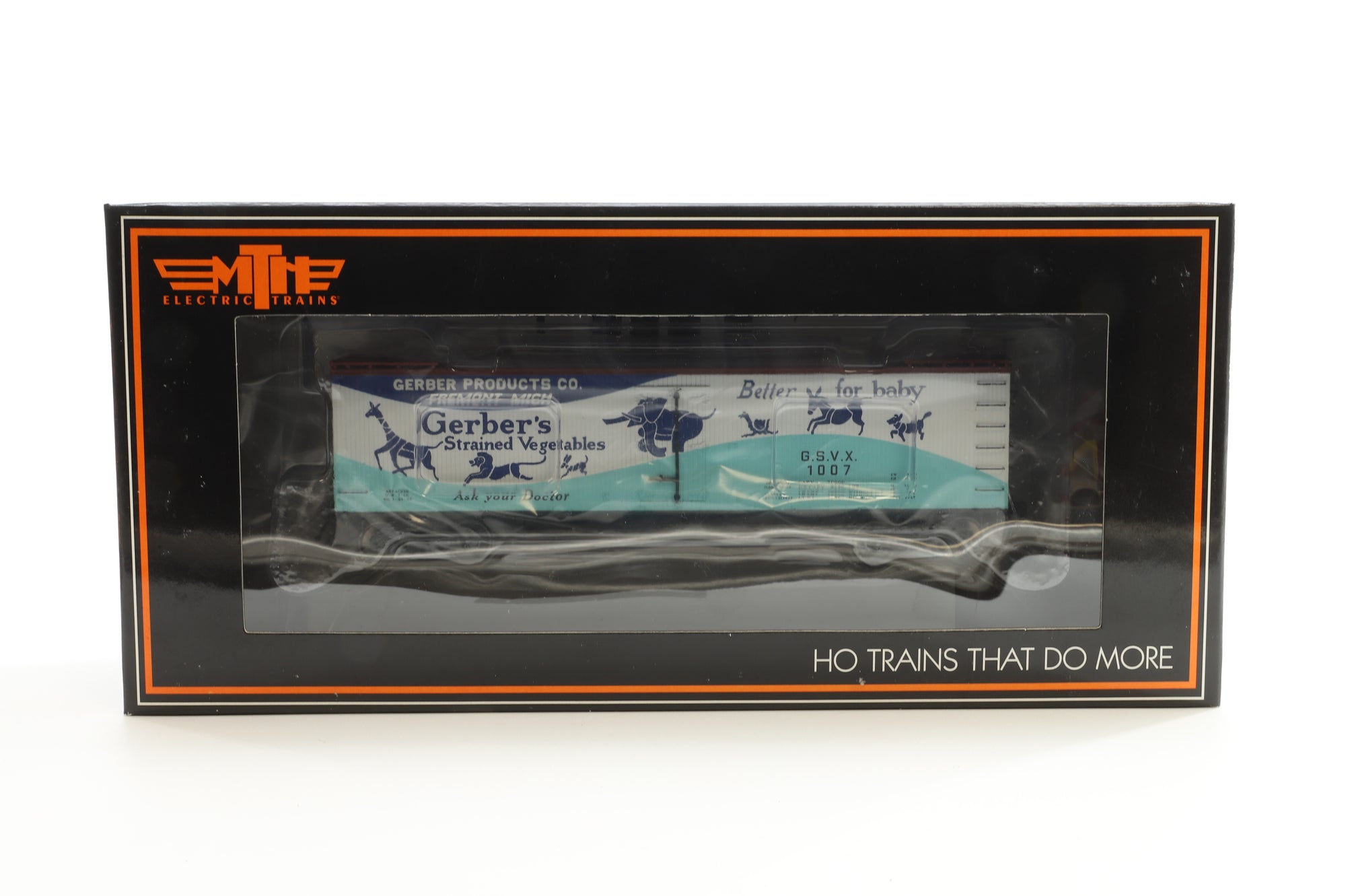MTH HO Rake of 6 R40-2 Reefer Cars, Gerber Products, Inc. 80-90025A, B, C, D, E & F
